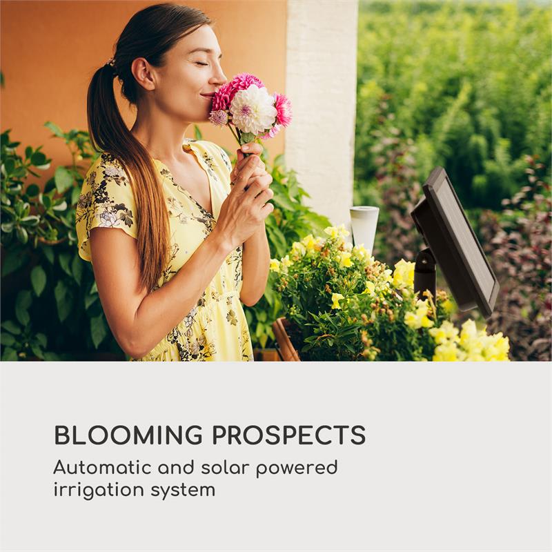 Blumfeldt Greenkeeper Solar, zavlažovací systém, solárny panel, 1500 mAh, 40 rastlín – Obrázok 4