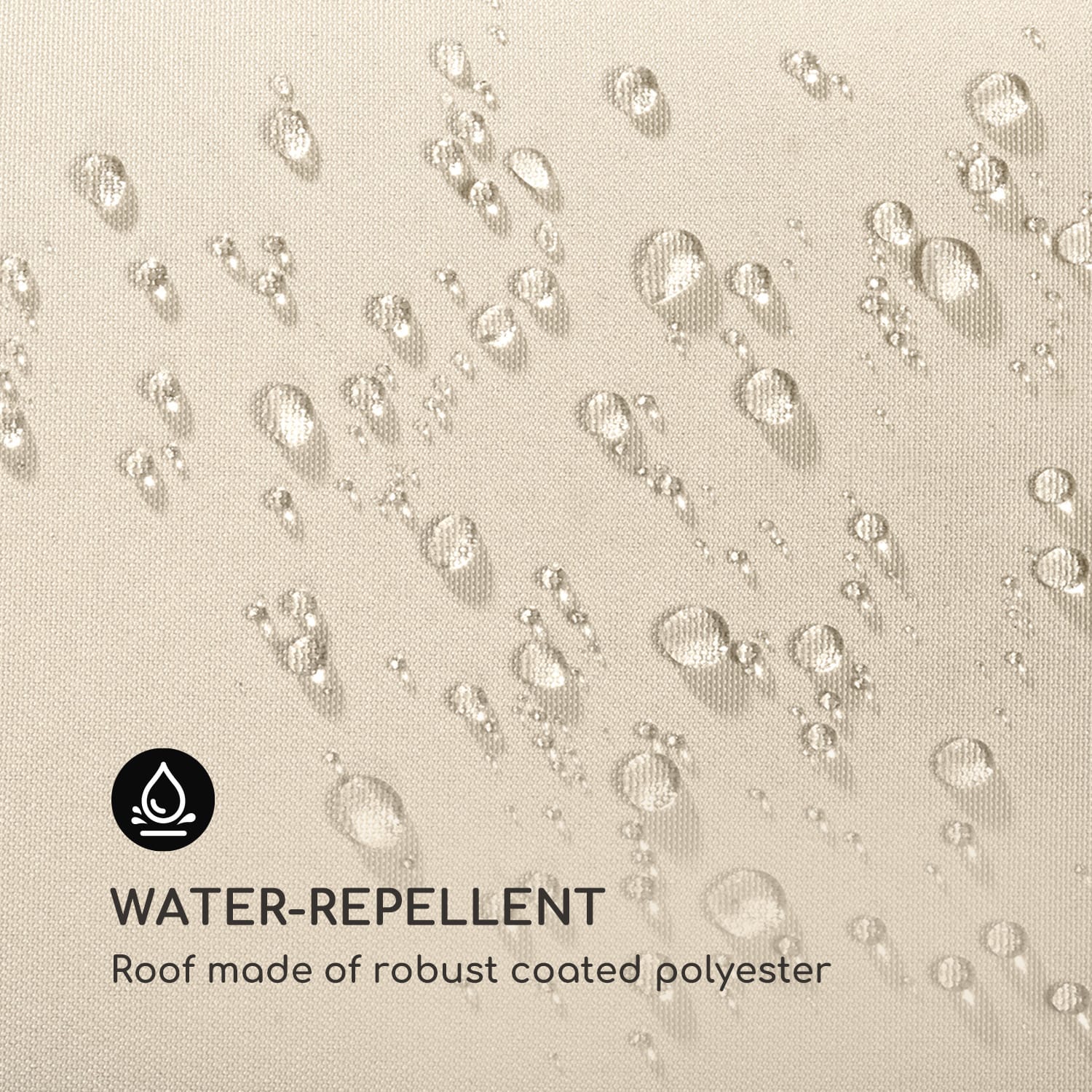 Blumfeldt Umbria, dvojitá hojdacia sieť, voľne stojaca, oceľový rám, vankúš, strecha, sivá – Obrázok 3