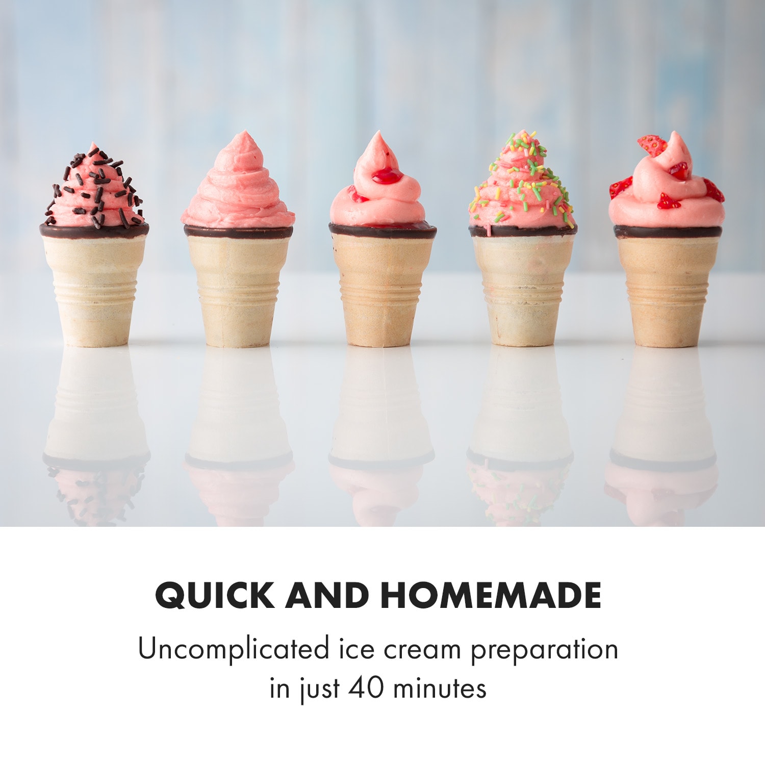 Klarstein Sweet Sundae, zmrzlinovač, kompresor, 1,5l, nehrdzavejúca oceľ, čierny – Obrázok 2