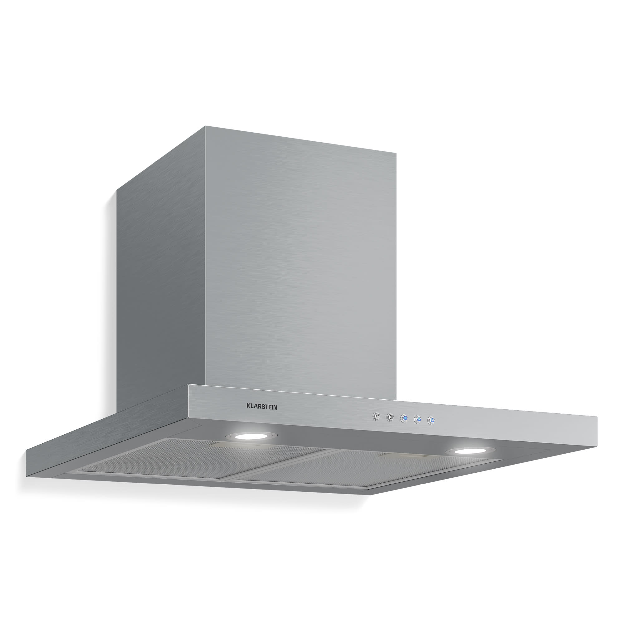 Klarstein Limelight, digestor, 60 cm, nástenný, 600 m³/h, strieborný