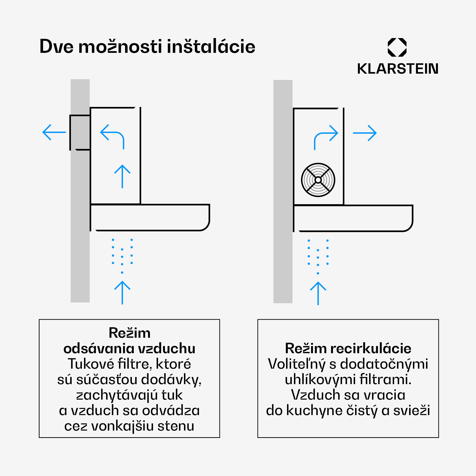 Klarstein Limelight, digestor, 60 cm, nástenný, 600 m³/h, čierny – Obrázok 4