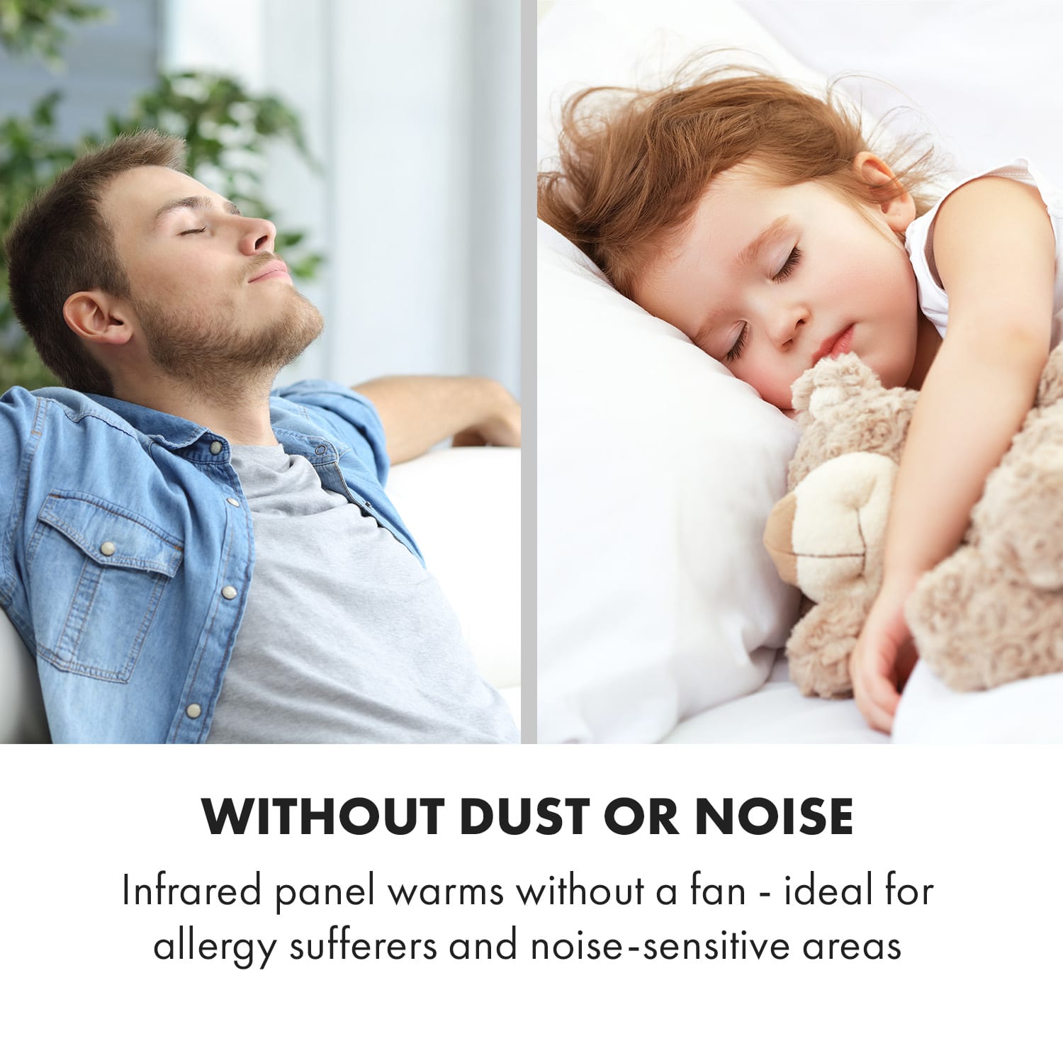 Klarstein Wonderwall Air Art Smart, infračervený ohrievač, 120 x 60 cm, 700 W, aplikácia, záhradná cestička – Obrázok 4