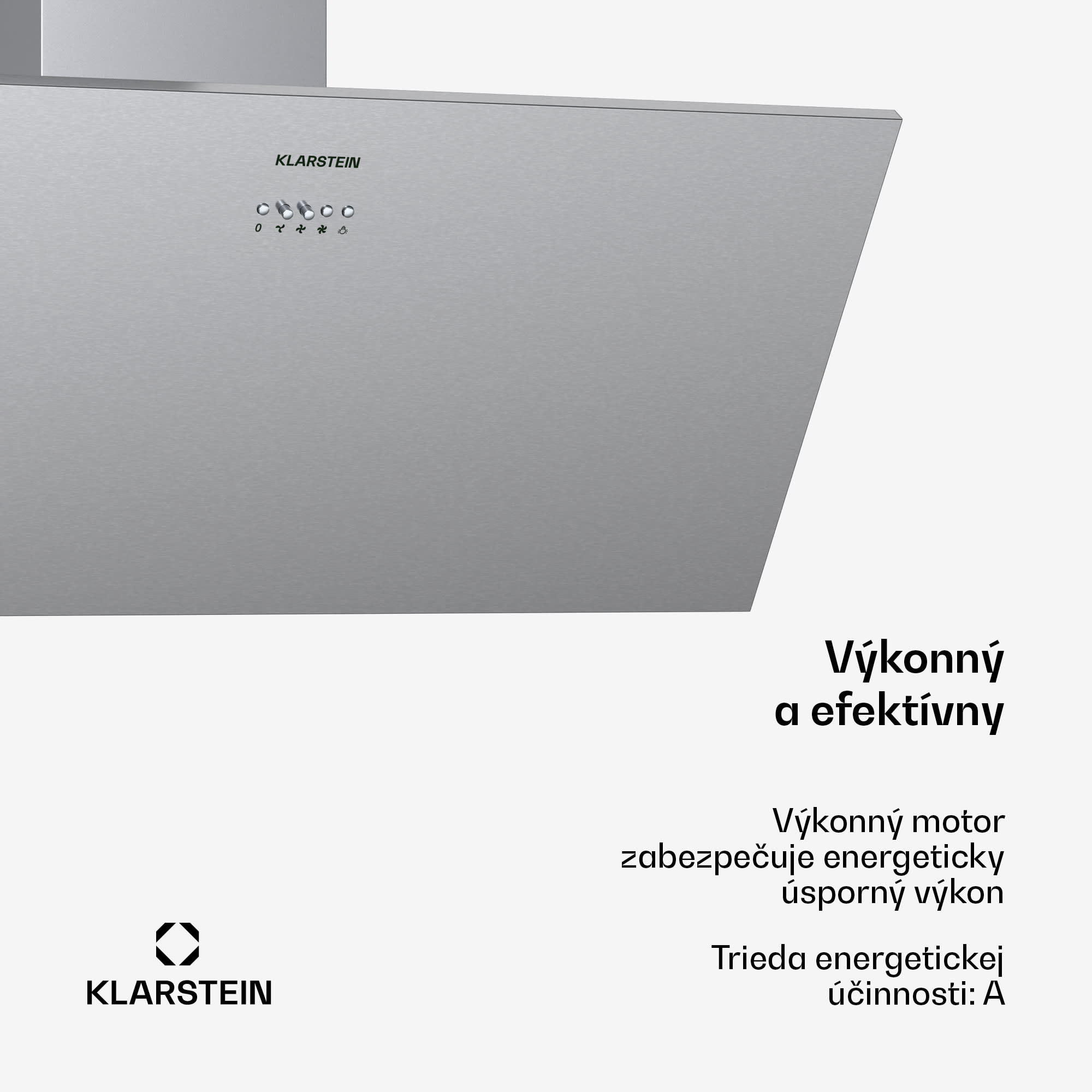 Klarstein Silver Lining 90 digestor 90 cm 568 m³/h EEK A nehrdzavejúca oceľ – Obrázok 4