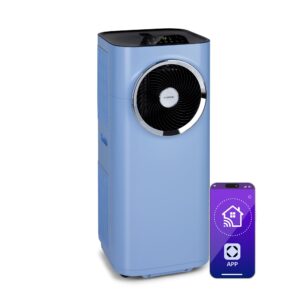 Klarstein Kraftwerk Smart 10K, mobilná klimatizácia 3 v 1, 10 000 BTU, ovládanie cez aplikáciu, diaľkový ovládač