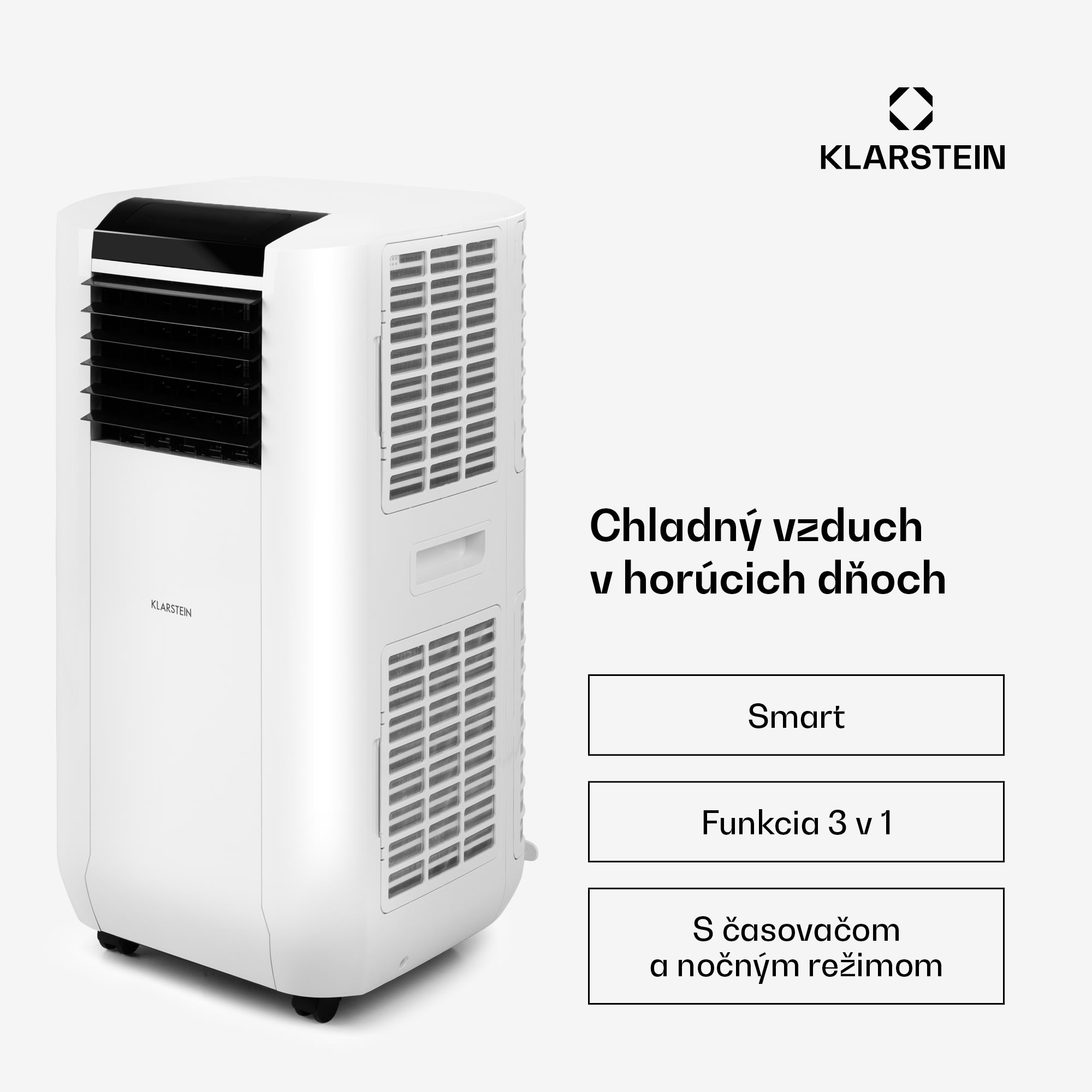 Klarstein Max Breeze Smart, mobilná klimatizácia, 15000 BTU/4,4 kW, A – Obrázok 2