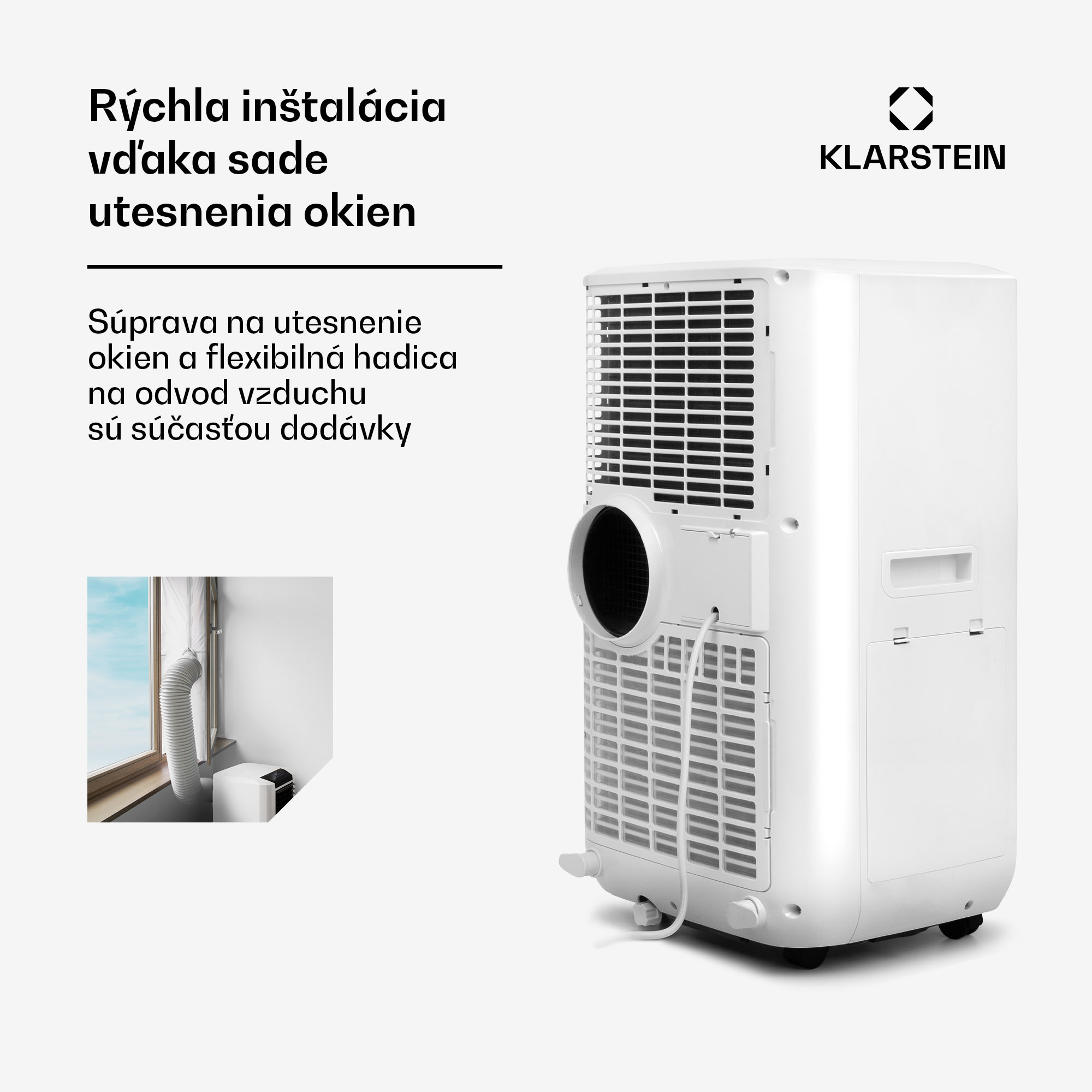 Klarstein Max Breeze Smart, mobilná klimatizácia, 15000 BTU/4,4 kW, A – Obrázok 5
