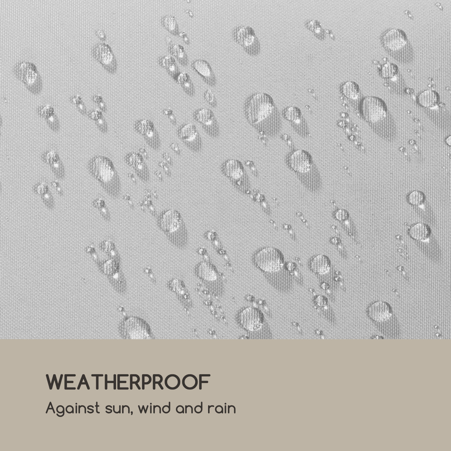 Blumfeldt Pantheon Solid Sky, bočné steny pre altánok, 4 steny, 3 x 4 m, 140 g/m² – Obrázok 5