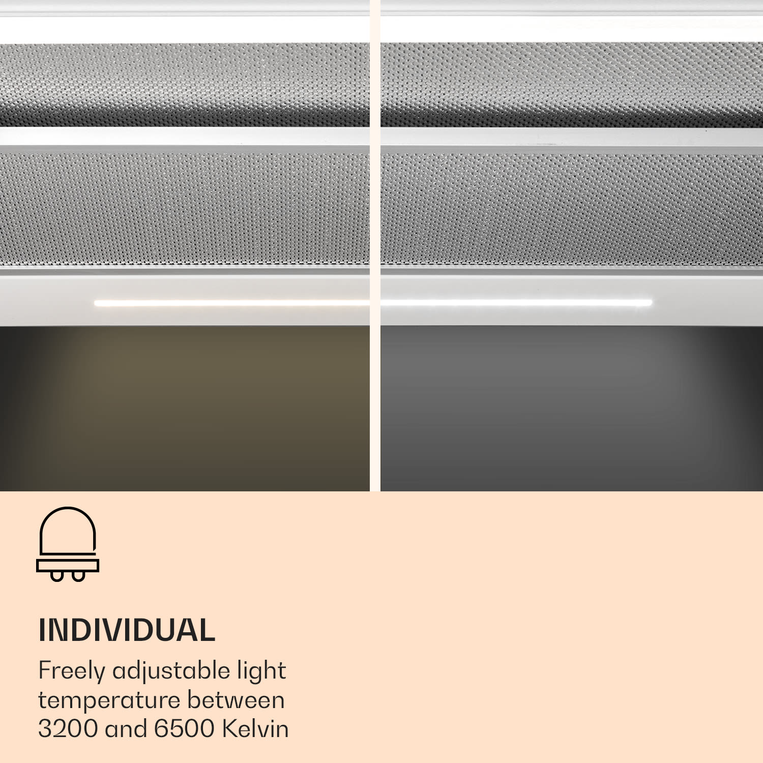 Klarstein Mariana Neo 60, plochý digestor, 60 cm, 640 m³/h, odsávanie vzduchu, LED – Obrázok 3