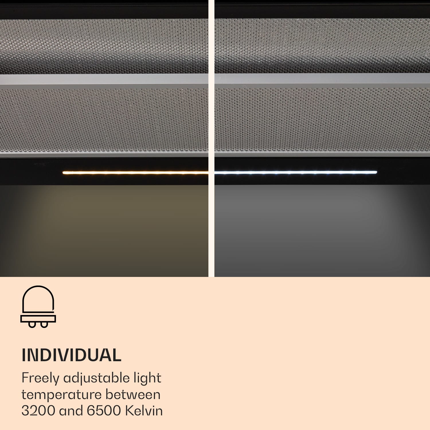 Klarstein Mariana Neo 60, plochý digestor, 60 cm, 640 m³/h, odsávanie vzduchu, LED – Obrázok 3