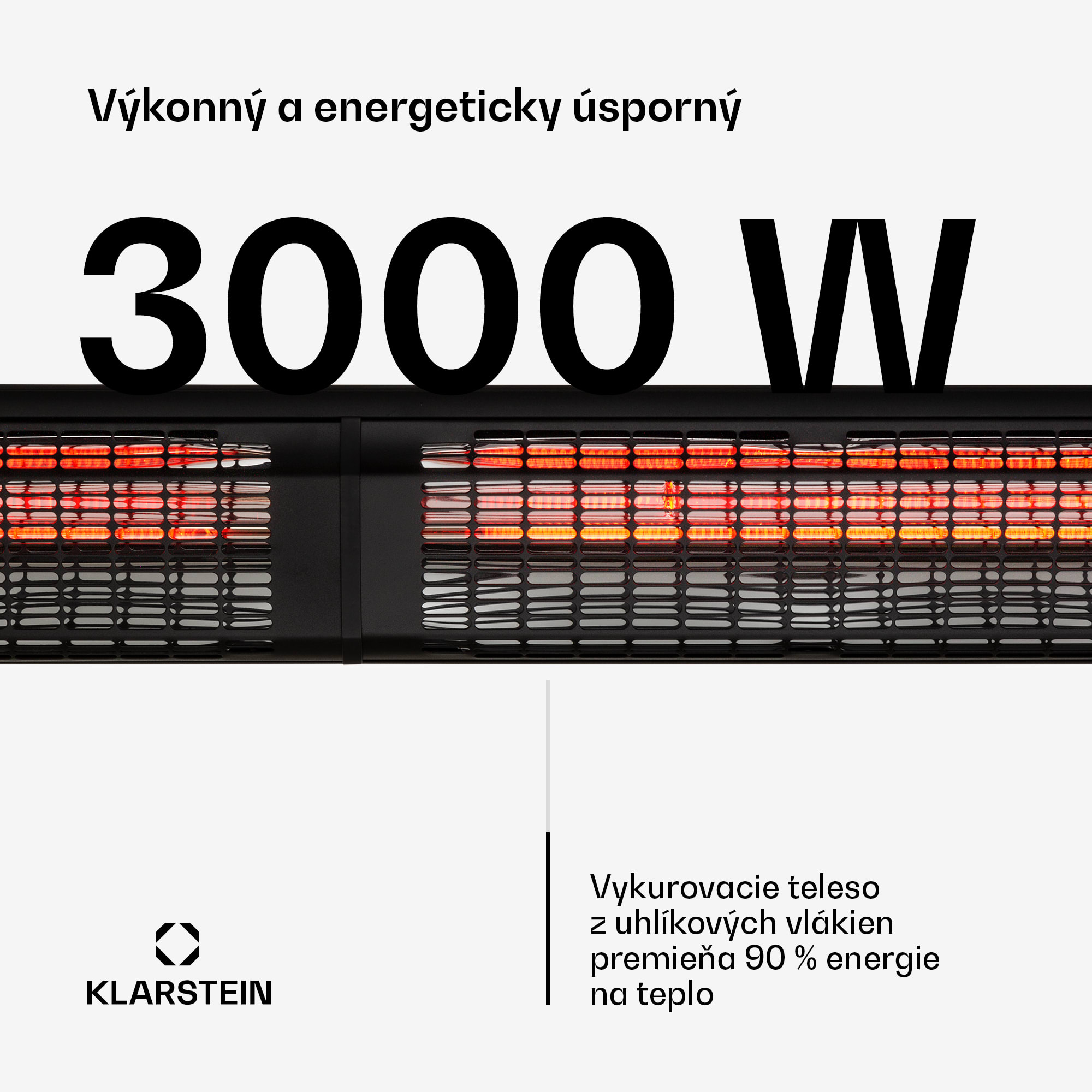 Blumfeldt Heat Guru 3000, sálavý ohrievač, 3000 W, IP54, na vonkajšie použitie, diaľkové ovládanie – Obrázok 5
