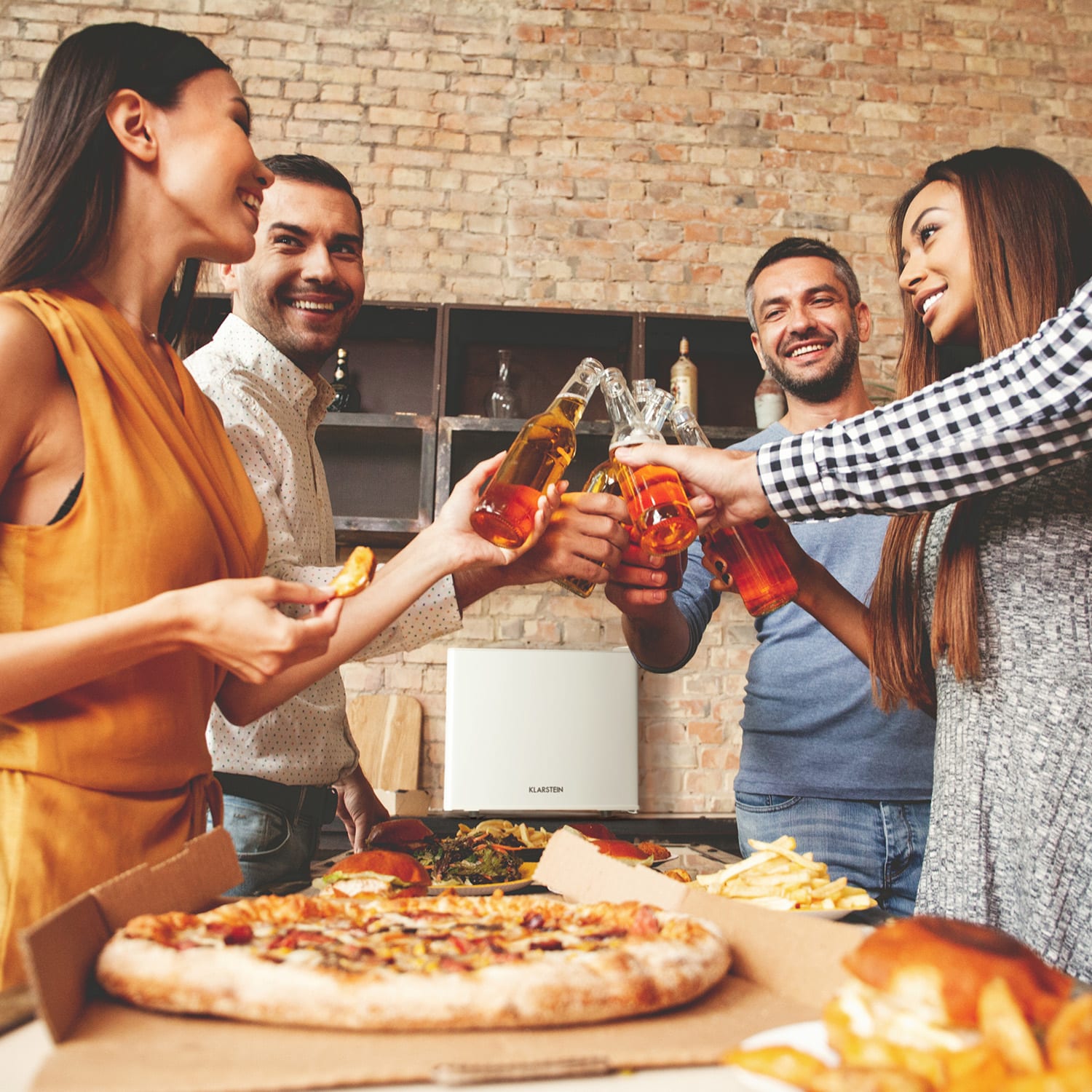 Klarstein Geheimversteck, mini chladnička, 17 l, 2 úrovne, 26dB, termoelektrická – Obrázok 2