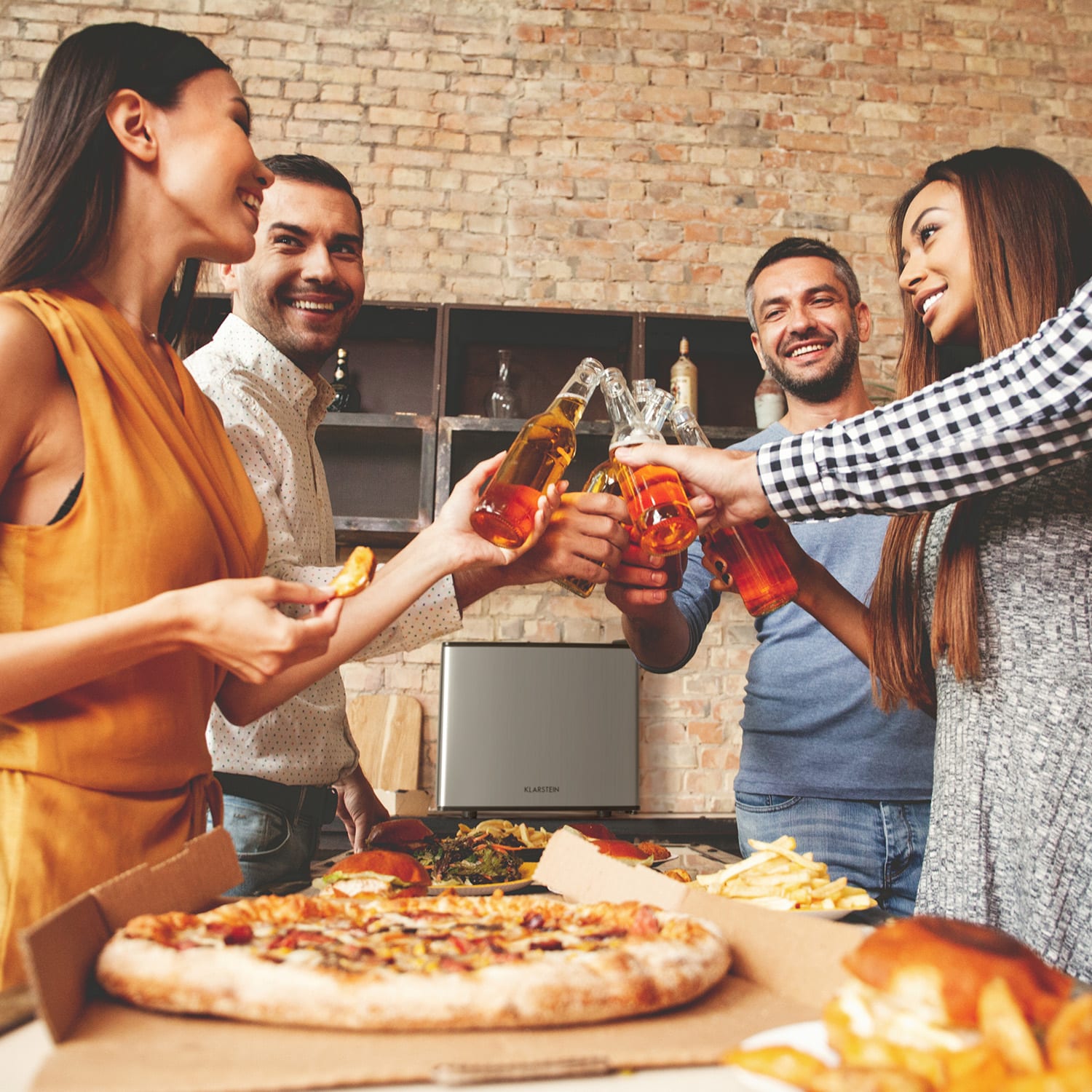 Klarstein Geheimversteck, mini chladnička, 17 l, 2 úrovne, 26dB, termoelektrická – Obrázok 2