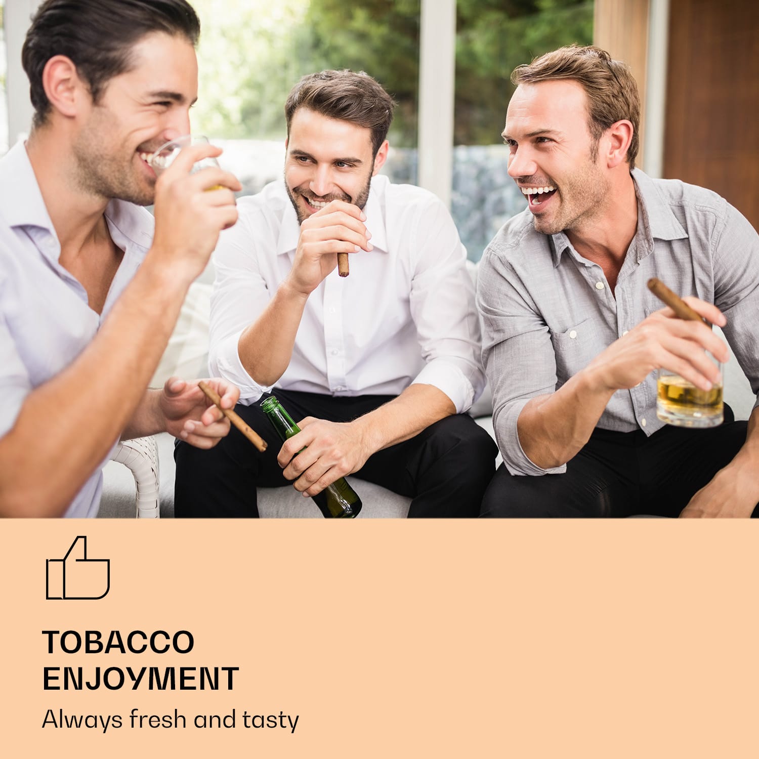 Klarstein El Presidente 23, humidor na cigary, 23 l, 45 W, dotykové ovládanie, bukové drevo, LED – Obrázok 2