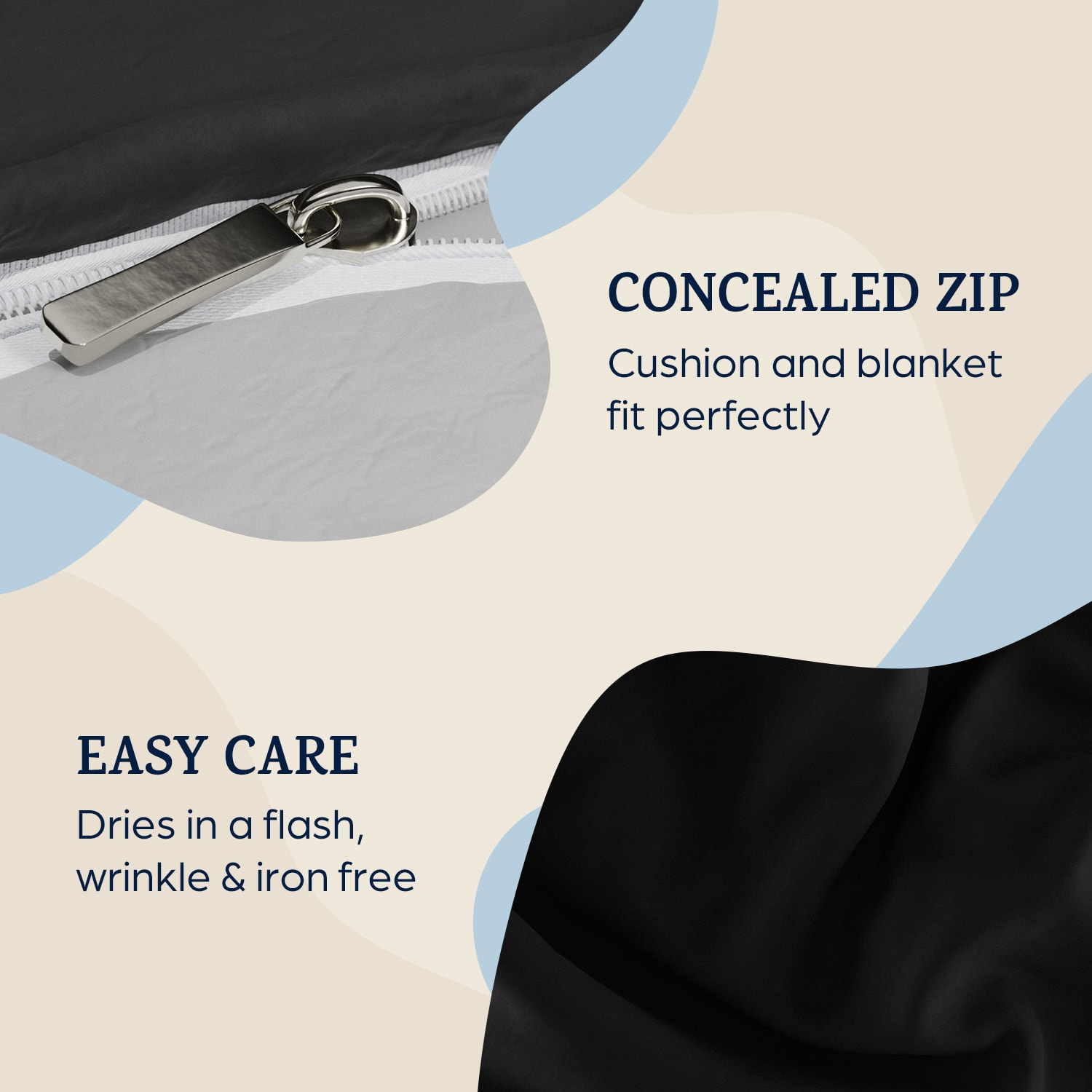 Sleepwise Soft Wonder-Edition, Posteľná bielizeň, 200 x 200 cm – Obrázok 3