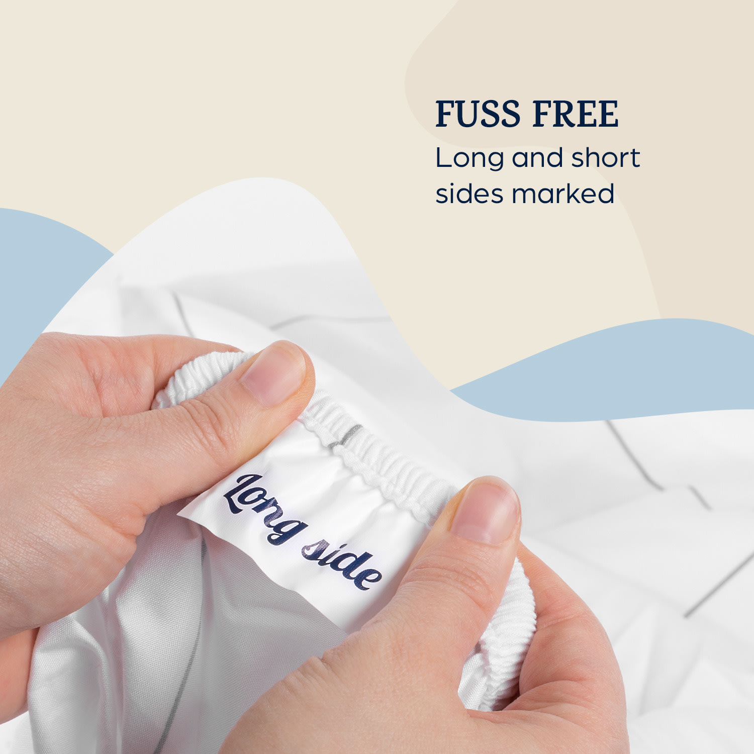 Sleepwise Soft Wonder-Edition, elastická plachta na posteľ, 140 – 160 x 200 cm, mikrovlákno – Obrázok 5