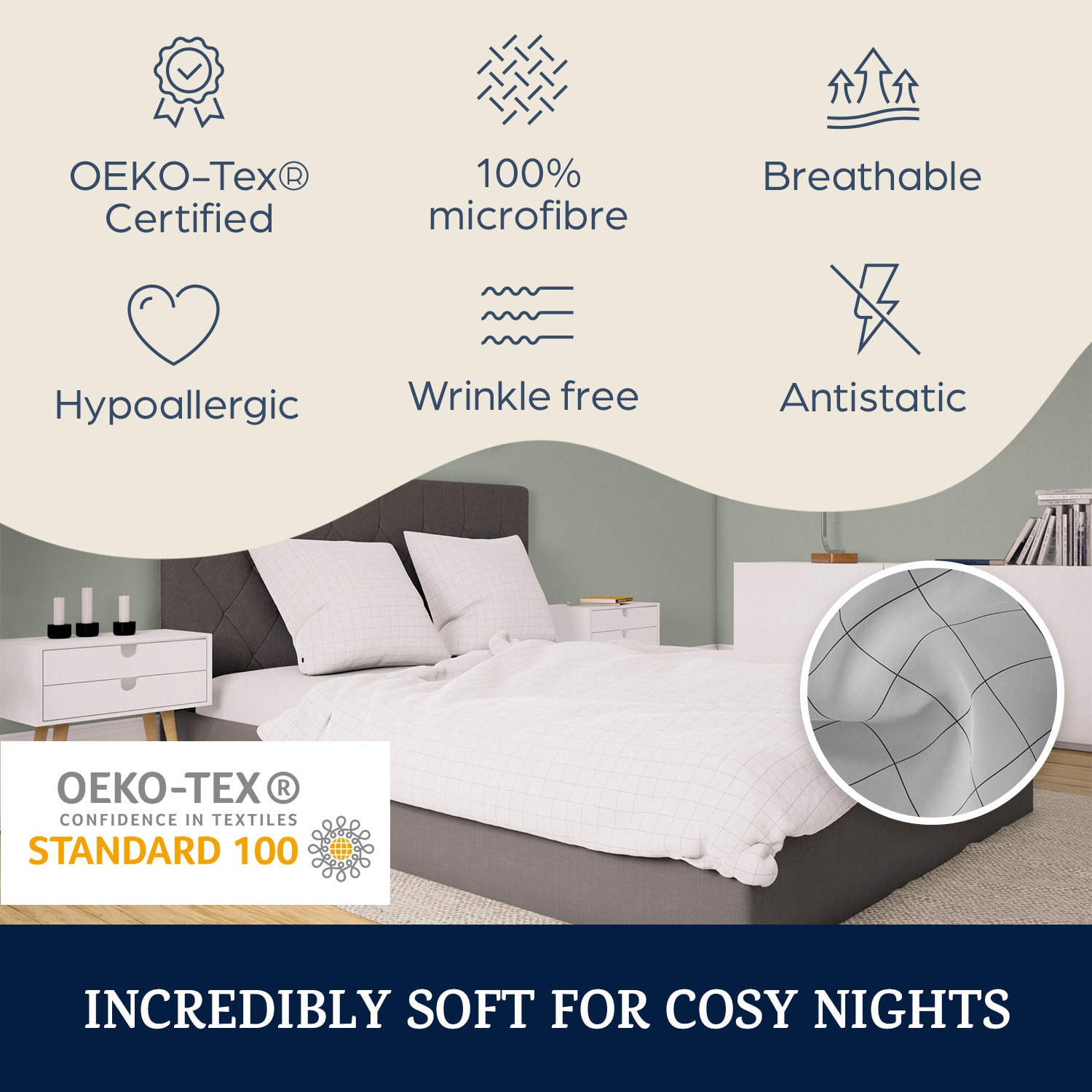 Sleepwise Soft Wonder-Edition, Posteľná bielizeň, 135 x 200 cm – Obrázok 2