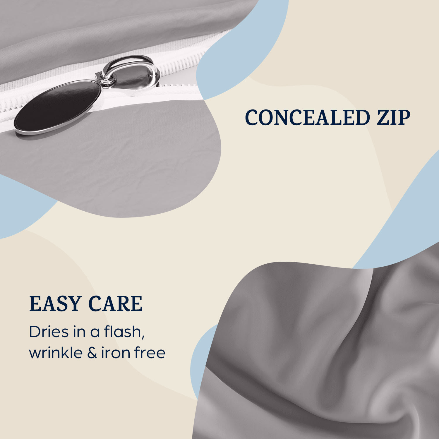 Sleepwise Soft Wonder-Edition, obliečky na vankúše, sada 2 kusov, 40 x 80 cm, mikrovlákno – Obrázok 3