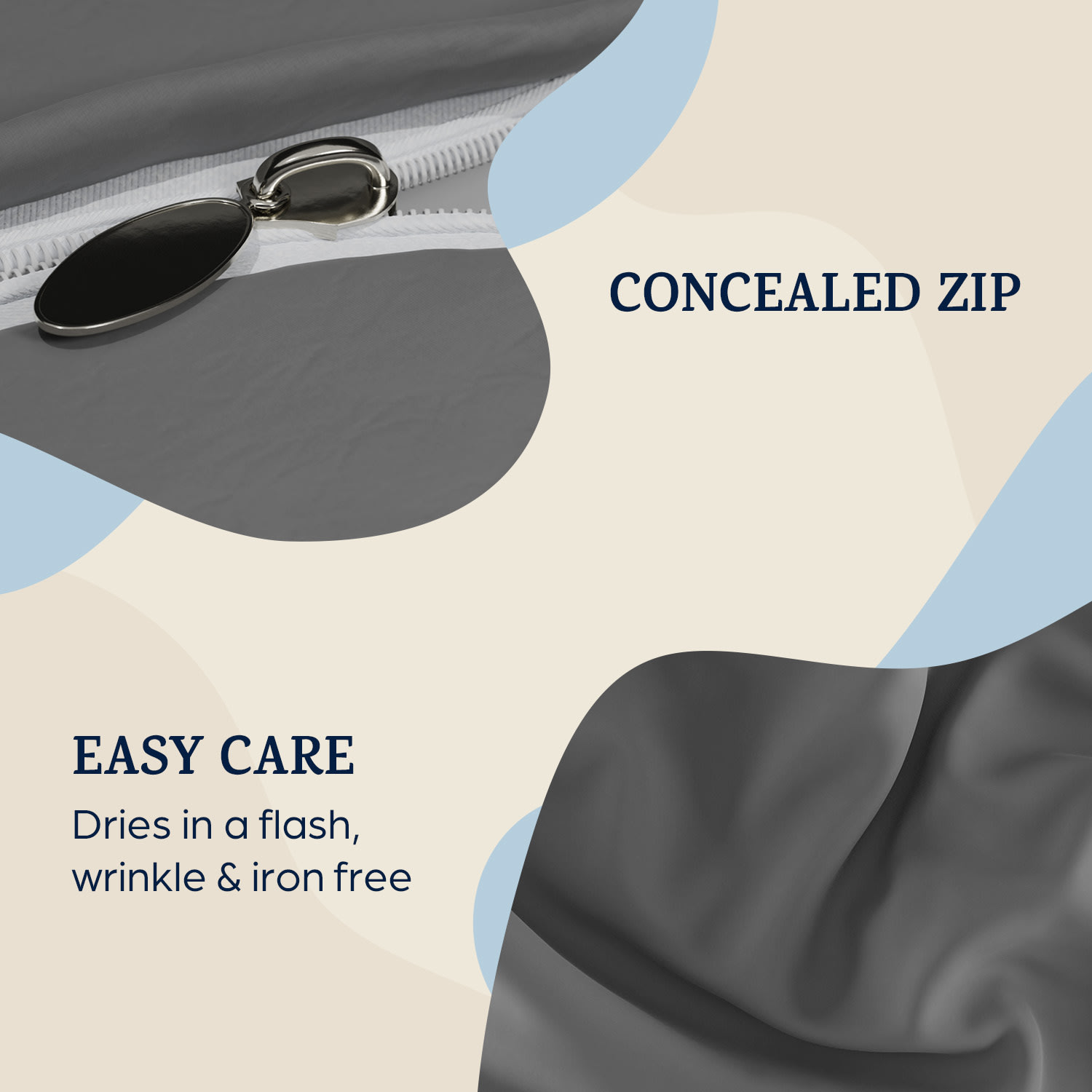 Sleepwise Soft Wonder-Edition, obliečky na vankúše, sada 2 kusov, 40 × 80 cm, mikrovlákno – Obrázok 3