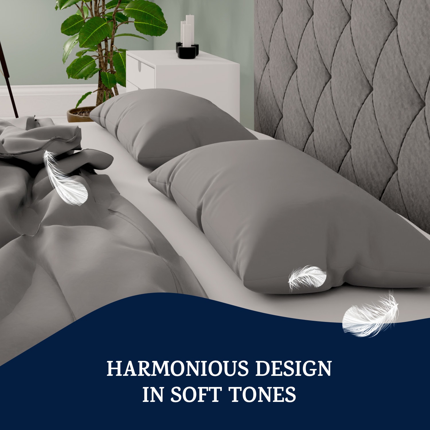 Sleepwise Soft Wonder-Edition, obliečky na vankúše, sada 2 kusov, 40 × 80 cm, mikrovlákno – Obrázok 4