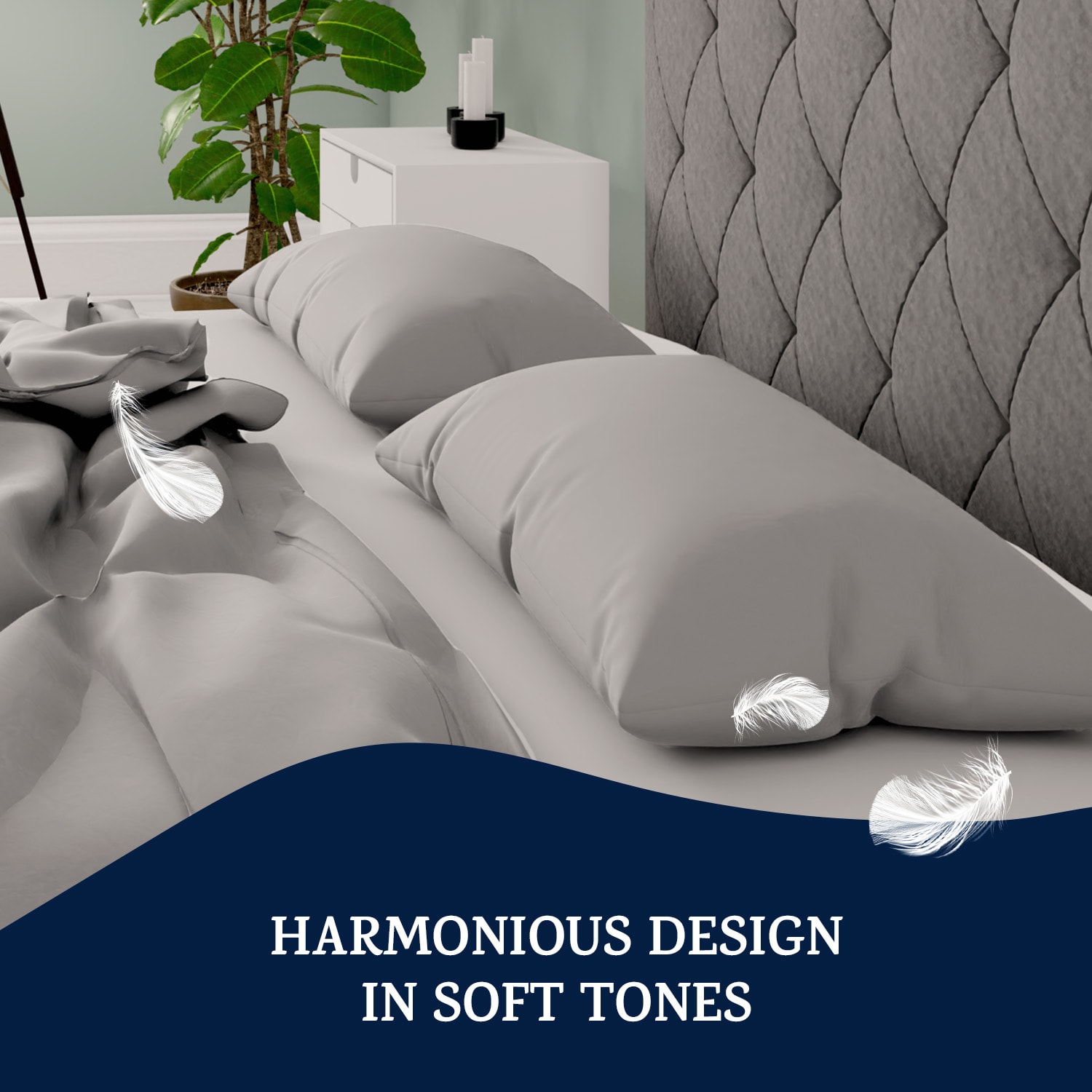 Sleepwise Soft Wonder-Edition, obliečky na vankúše, súprava 2 kusov, 40 × 80 cm, mikrovlákno – Obrázok 4