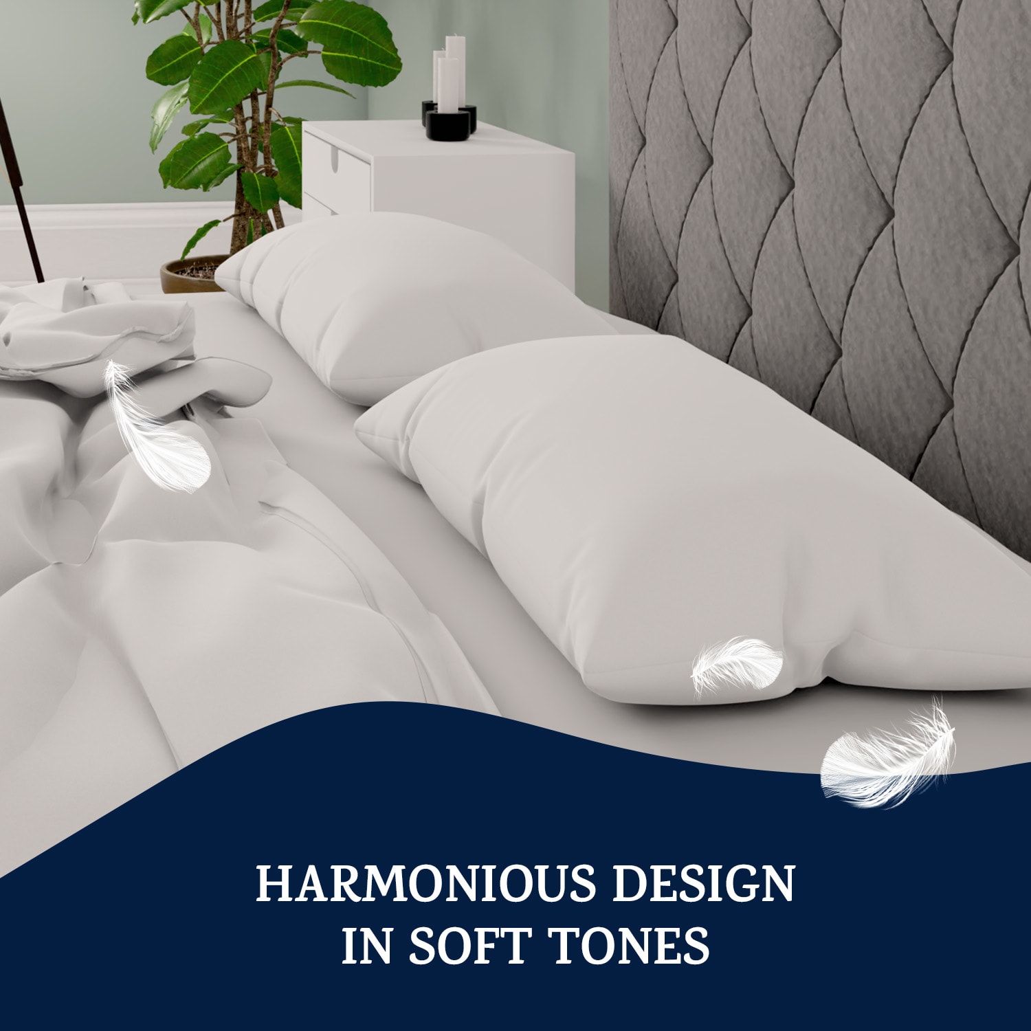 Sleepwise Soft Wonder-Edition, obliečky na vankúše, súprava 2 kusov, 40 × 80 cm, mikrovlákno – Obrázok 4