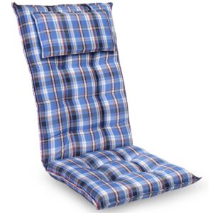 Blumfeldt Sylt, čalúnená podložka, podložka na stoličku, podložka na vyššie polohovacie kreslo, vankúš, polyester, 50 × 120 × 9 cm