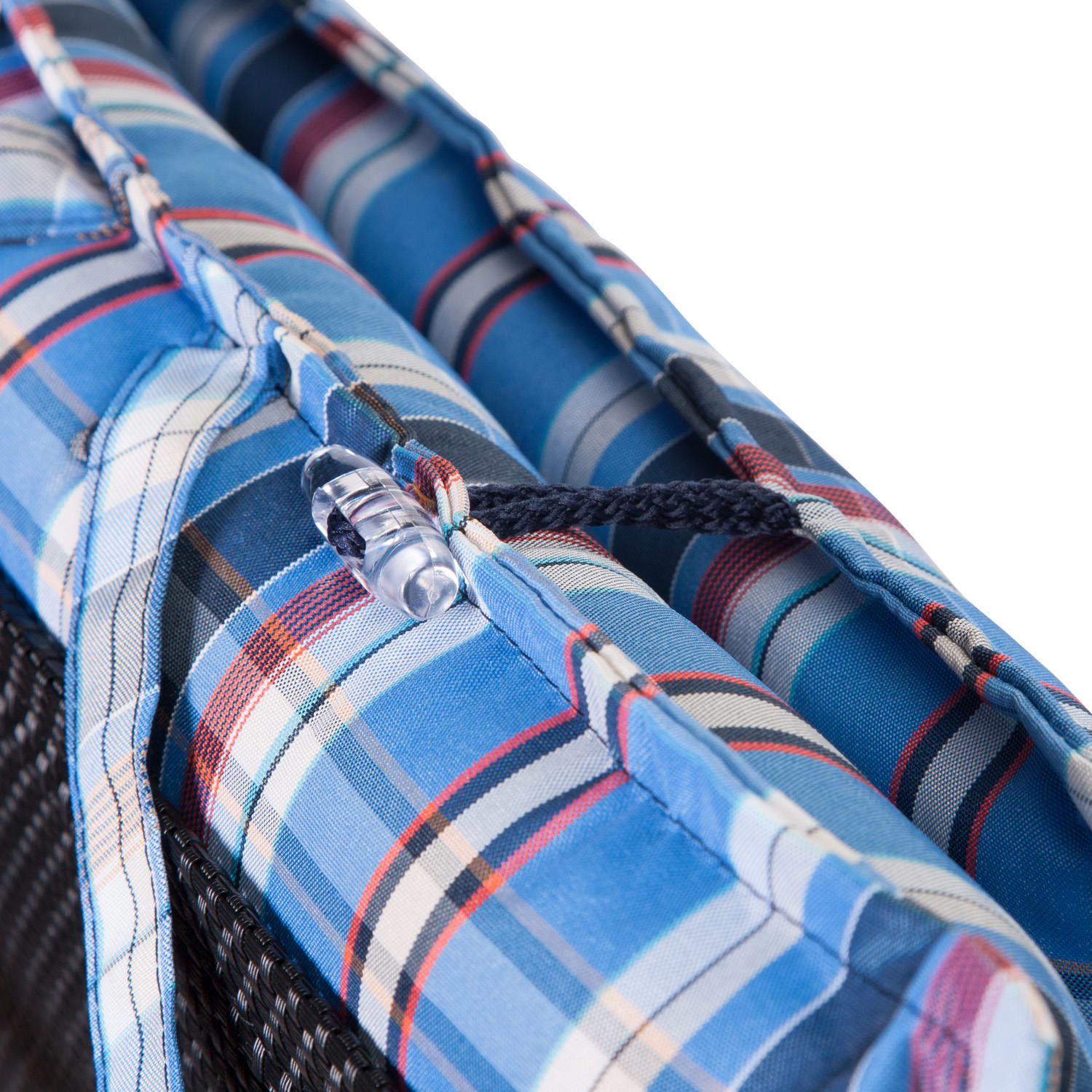 Blumfeldt Sylt, čalúnená podložka, podložka na stoličku, podložka na vyššie polohovacie kreslo, vankúš, polyester, 50 × 120 × 9 cm – Obrázok 5