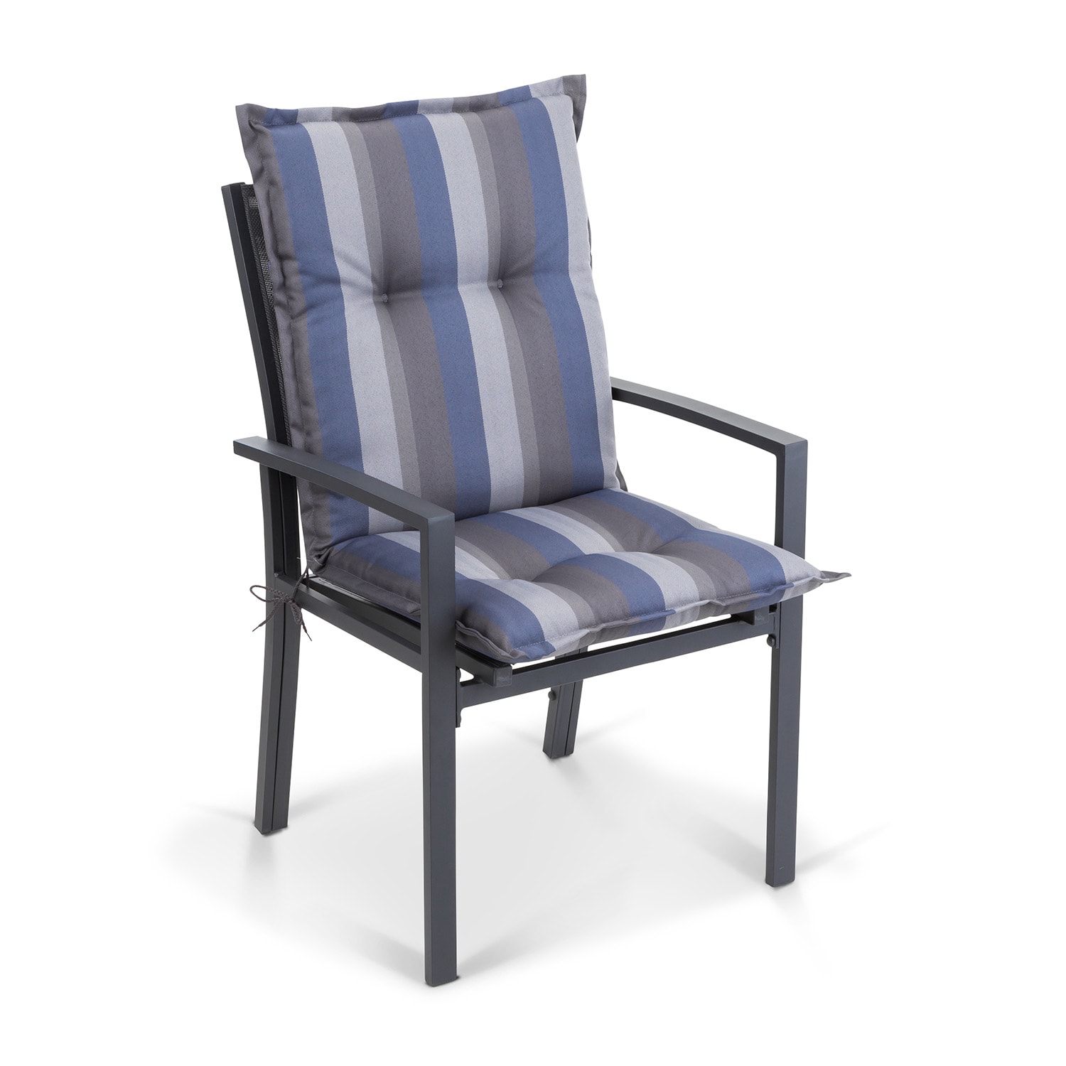 Blumfeldt Prato, čalúnená podložka, podložka na stoličku, podložka na nižšie polohovacie kreslo, na záhradnú stoličku, polyester, 50 × 100 × 8 cm – Obrázok 2