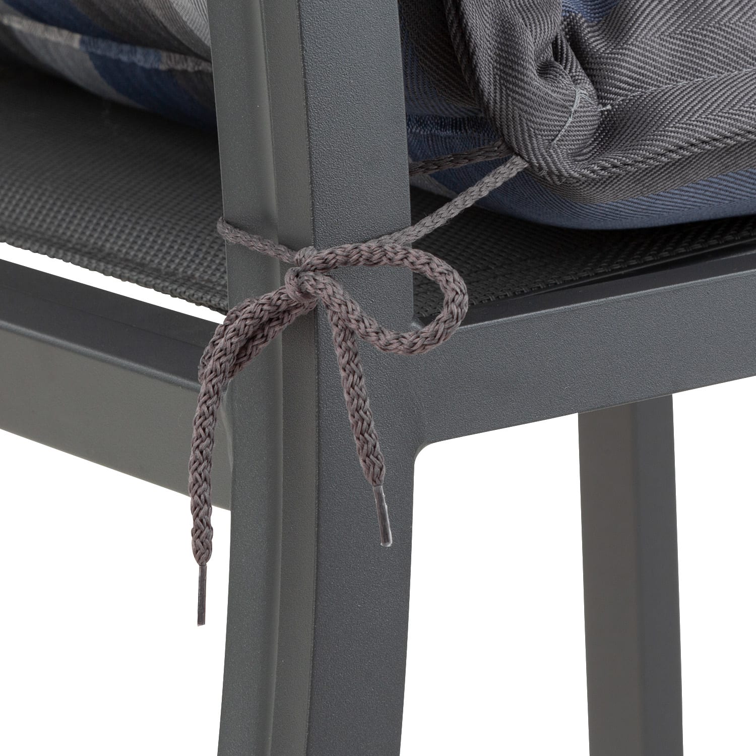 Blumfeldt Prato, čalúnená podložka, podložka na stoličku, podložka na nižšie polohovacie kreslo, na záhradnú stoličku, polyester, 50 × 100 × 8 cm – Obrázok 4