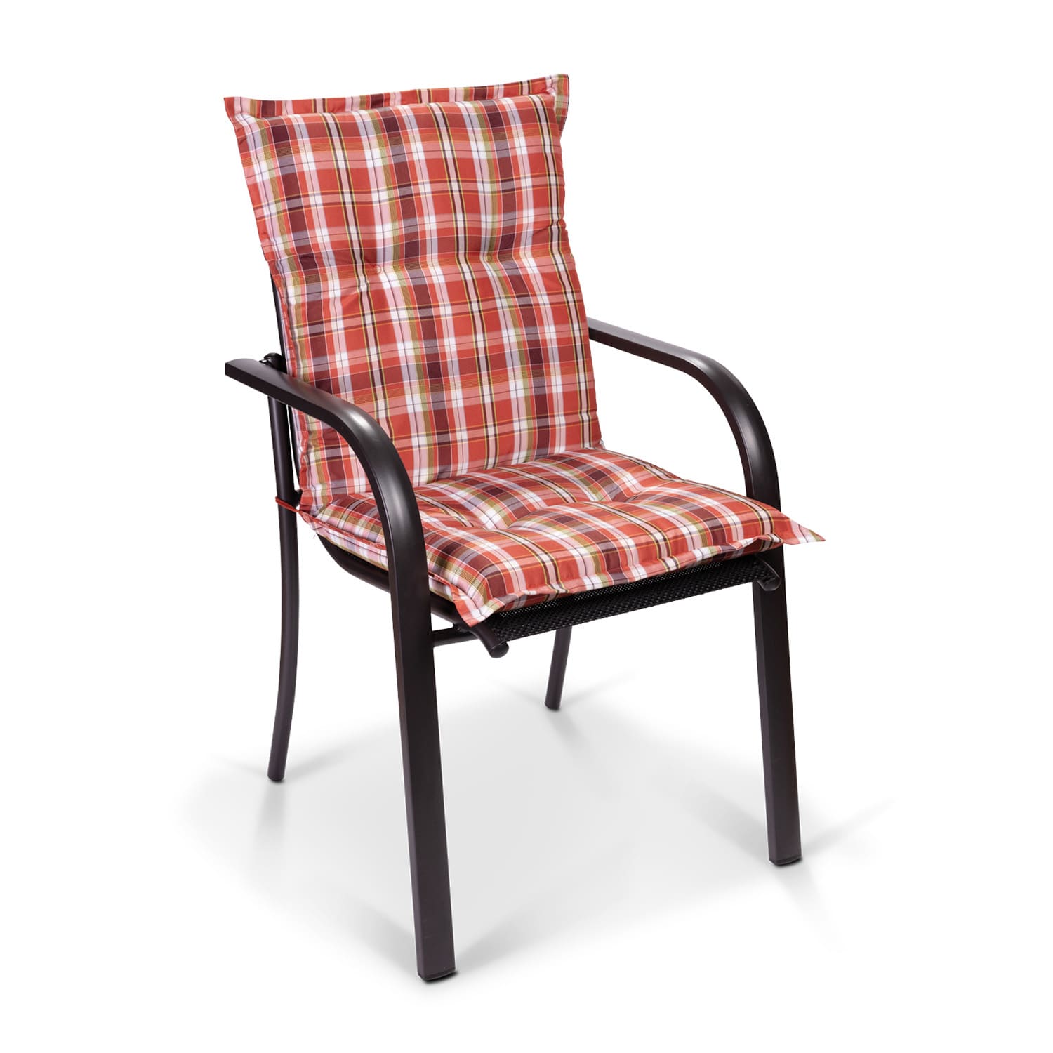 Blumfeldt Prato, poduška s nízkou zadnou časťou, na nižšie polohovacie kreslo, na záhradnú stoličku, polyester, 50 x 100 x 8 cm, 2 x poduška – Obrázok 2