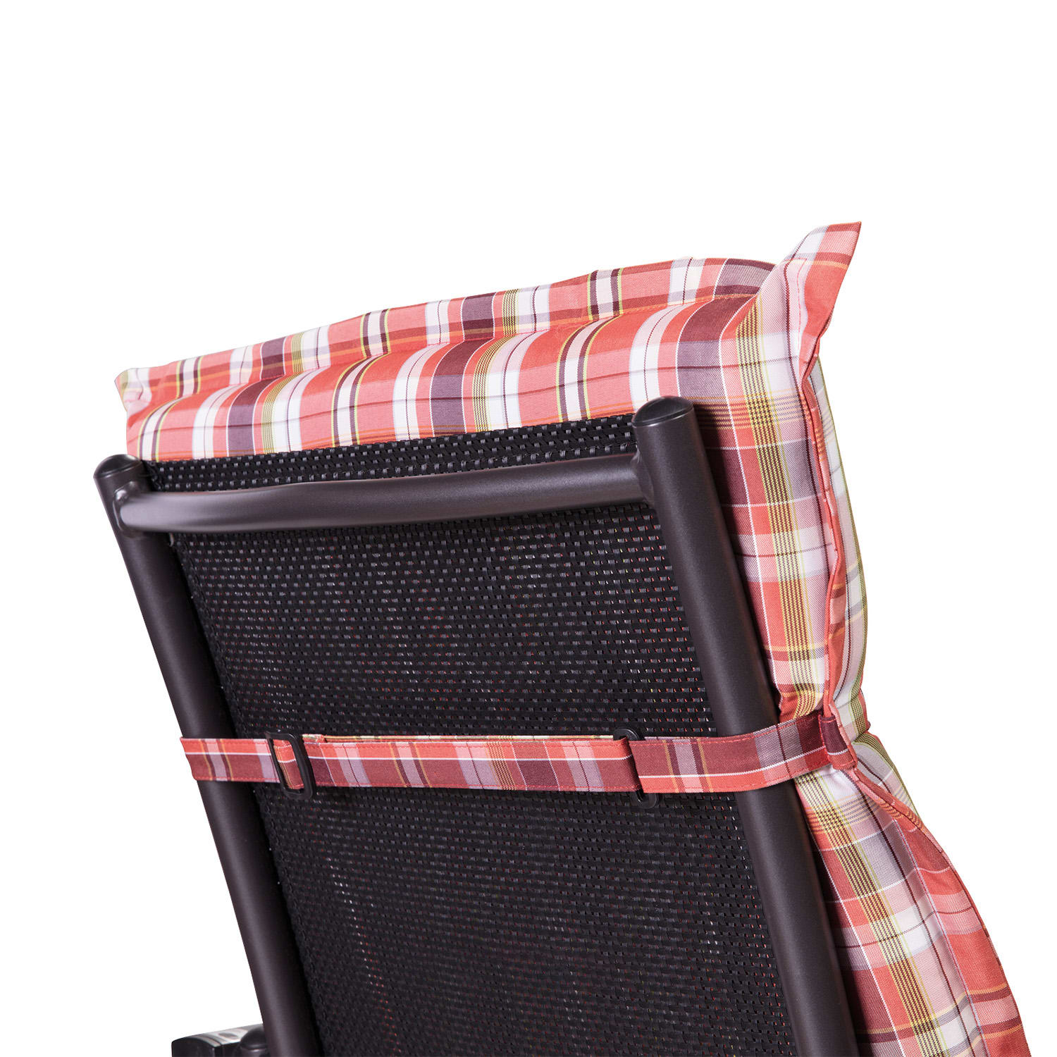 Blumfeldt Prato, poduška s nízkou zadnou časťou, na nižšie polohovacie kreslo, na záhradnú stoličku, polyester, 50 x 100 x 8 cm, 2 x poduška – Obrázok 3