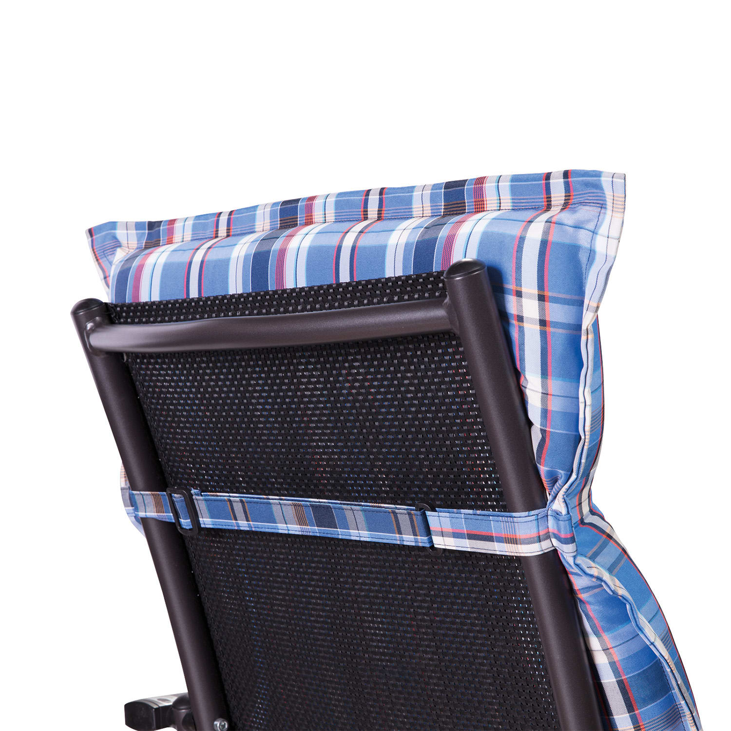 Blumfeldt Prato, čalúnená podložka, podložka na stoličku, podložka na nižšie polohovacie kreslo, na záhradnú stoličku, polyester, 50 × 100 × 8 cm – Obrázok 3