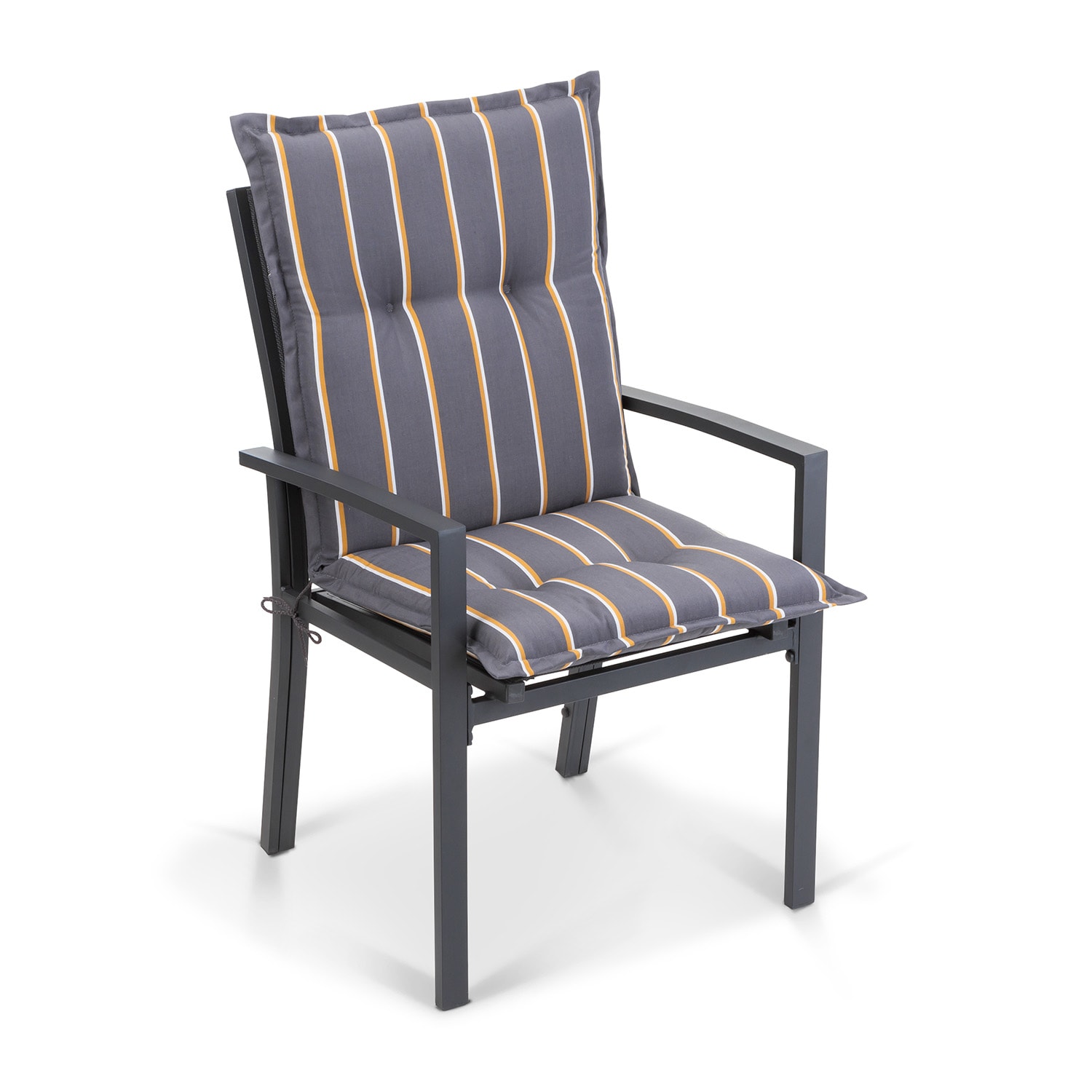 Blumfeldt Prato, poduška s nízkou zadnou časťou, na nižšie polohovacie kreslo, na záhradnú stoličku, polyester, 50 x 100 x 8 cm, 1 x poduška – Obrázok 2