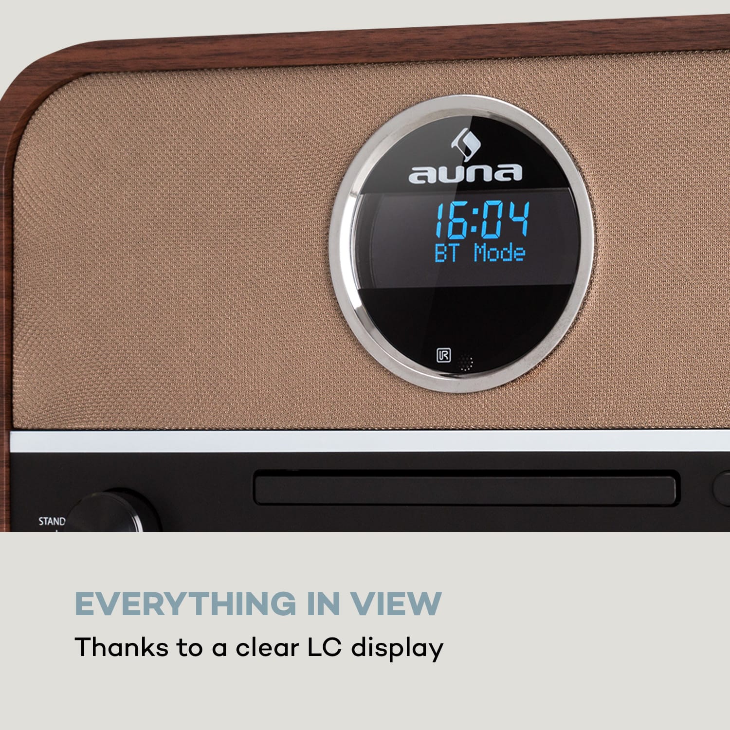 auna Columbia, DAB rádio, 60 W, CD prehrávač, DAB+/ UKW tuner, USB nahrávanie, Bluetooth – Obrázok 5