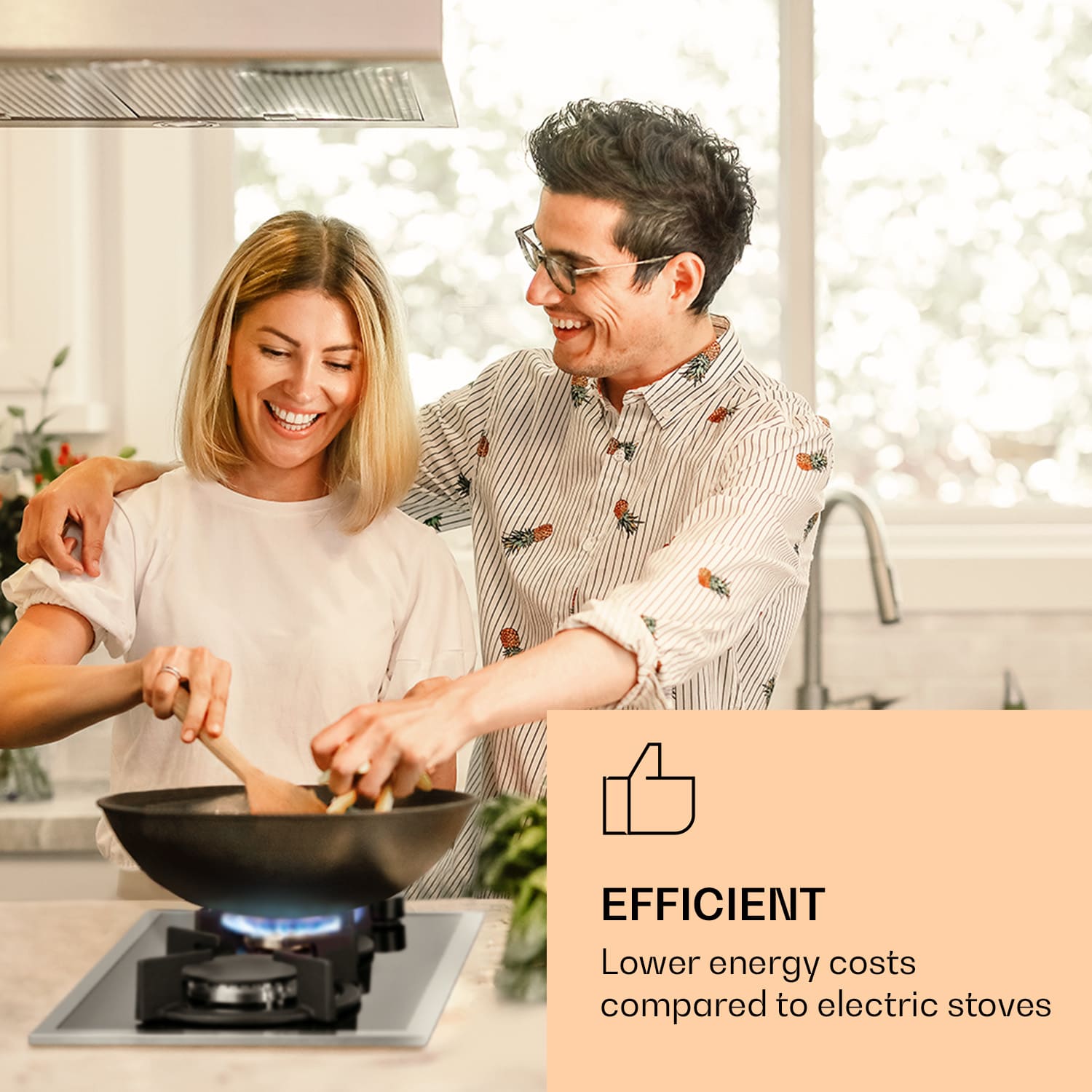 Klarstein Goldflame 2, plynová varná doska, 2 Messing horáky, sklokeramika – Obrázok 2