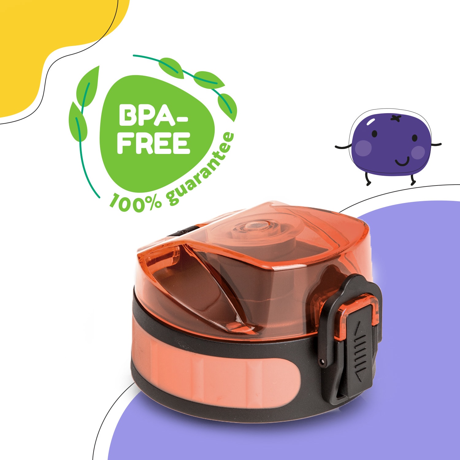 Klarstein schmatzfatz, náhradný vrchnák, výška: 4,5 cm, priemer: 7 cm, bez BPA – Obrázok 2