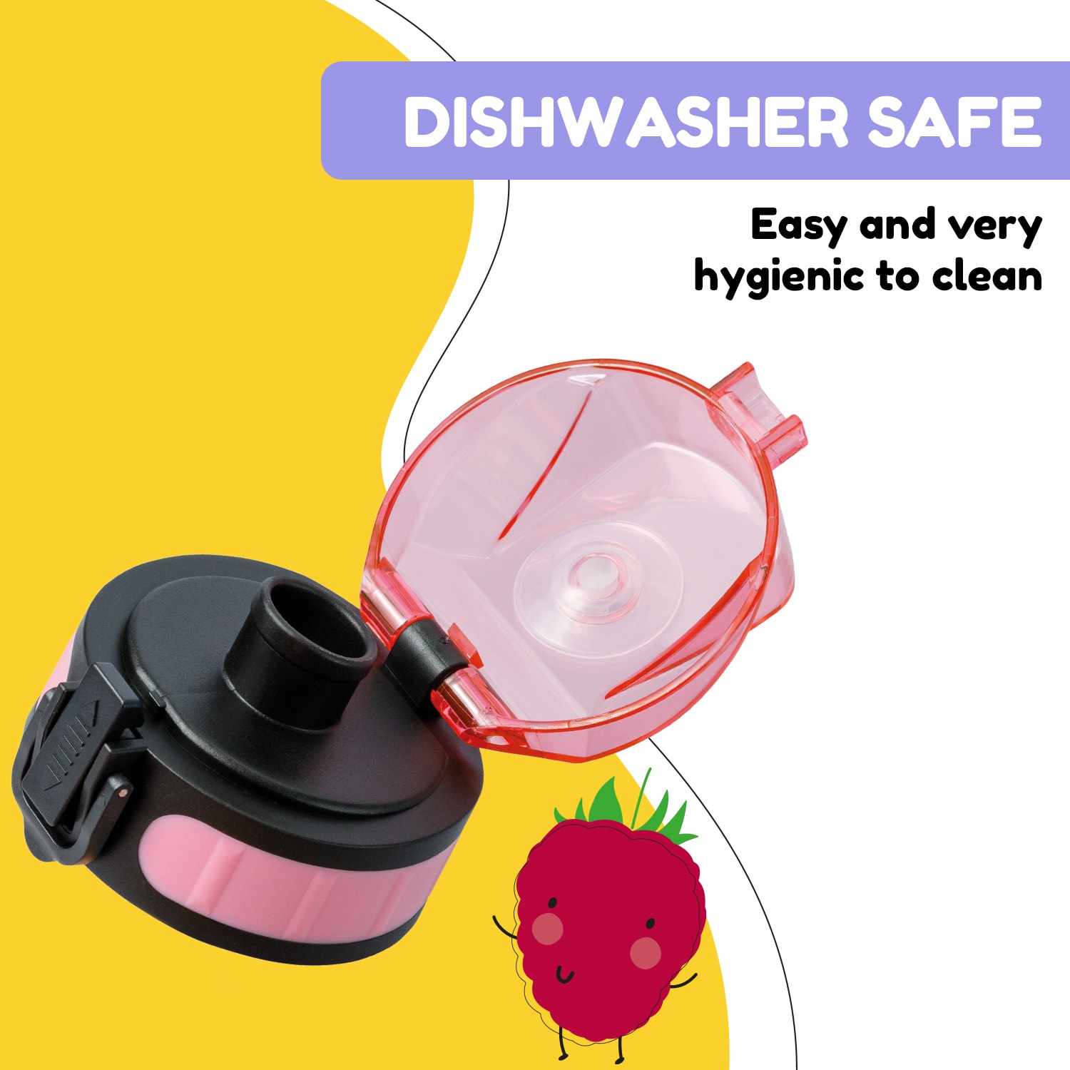 Klarstein Schmatzfatz, náhradný vrchnák, výška: 4,5 cm, priemer: 7 cm, bez BPA – Obrázok 5