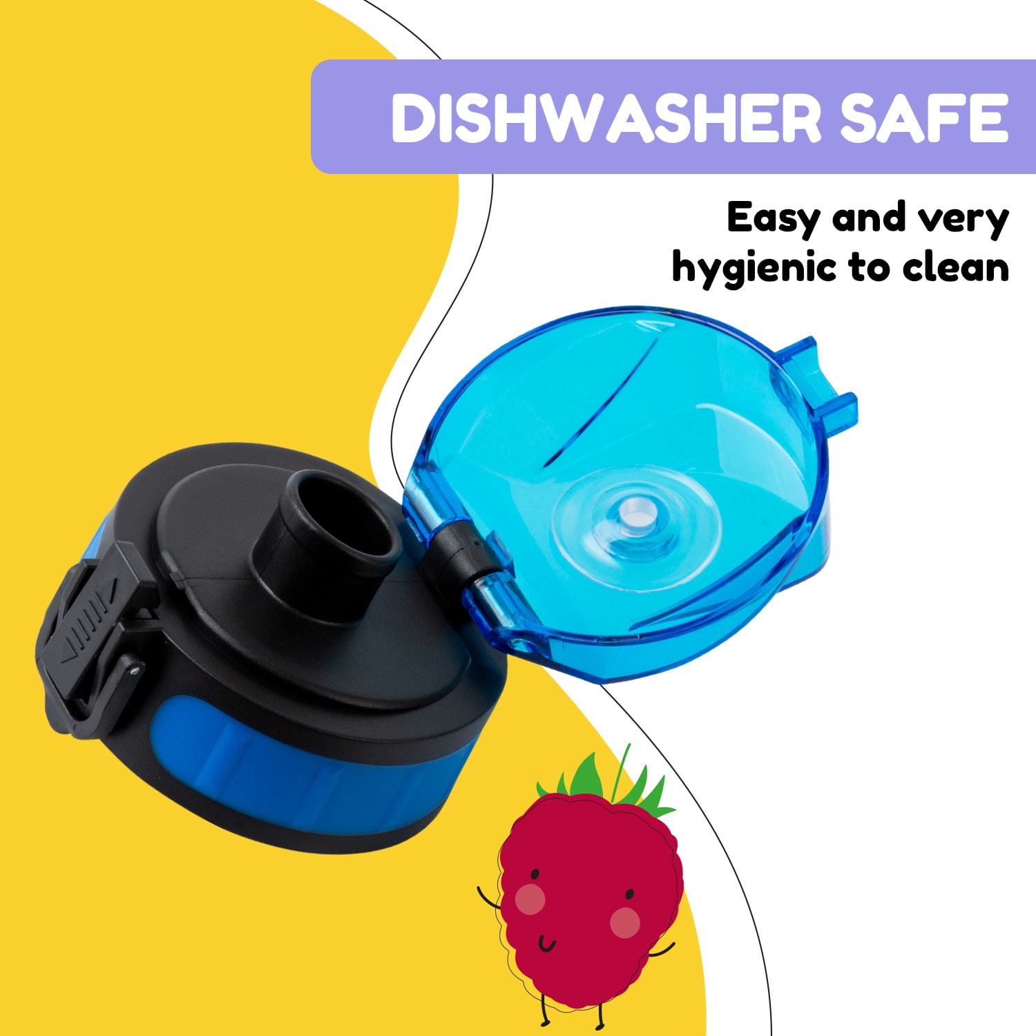 Klarstein Schmatzfatz, náhradný vrchnák, výška: 4,5 cm, priemer: 7 cm, bez BPA – Obrázok 5