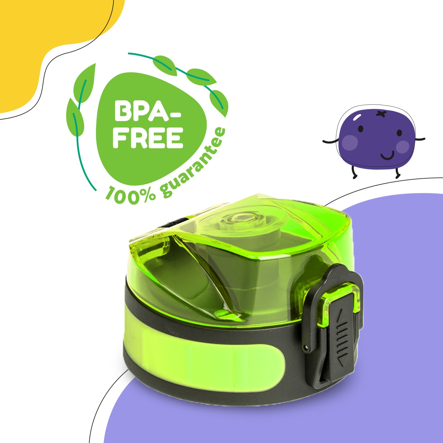 Klarstein Schmatzfatz, náhradný vrchnák, výška: 4,5 cm, priemer: 7 cm, bez BPA – Obrázok 2