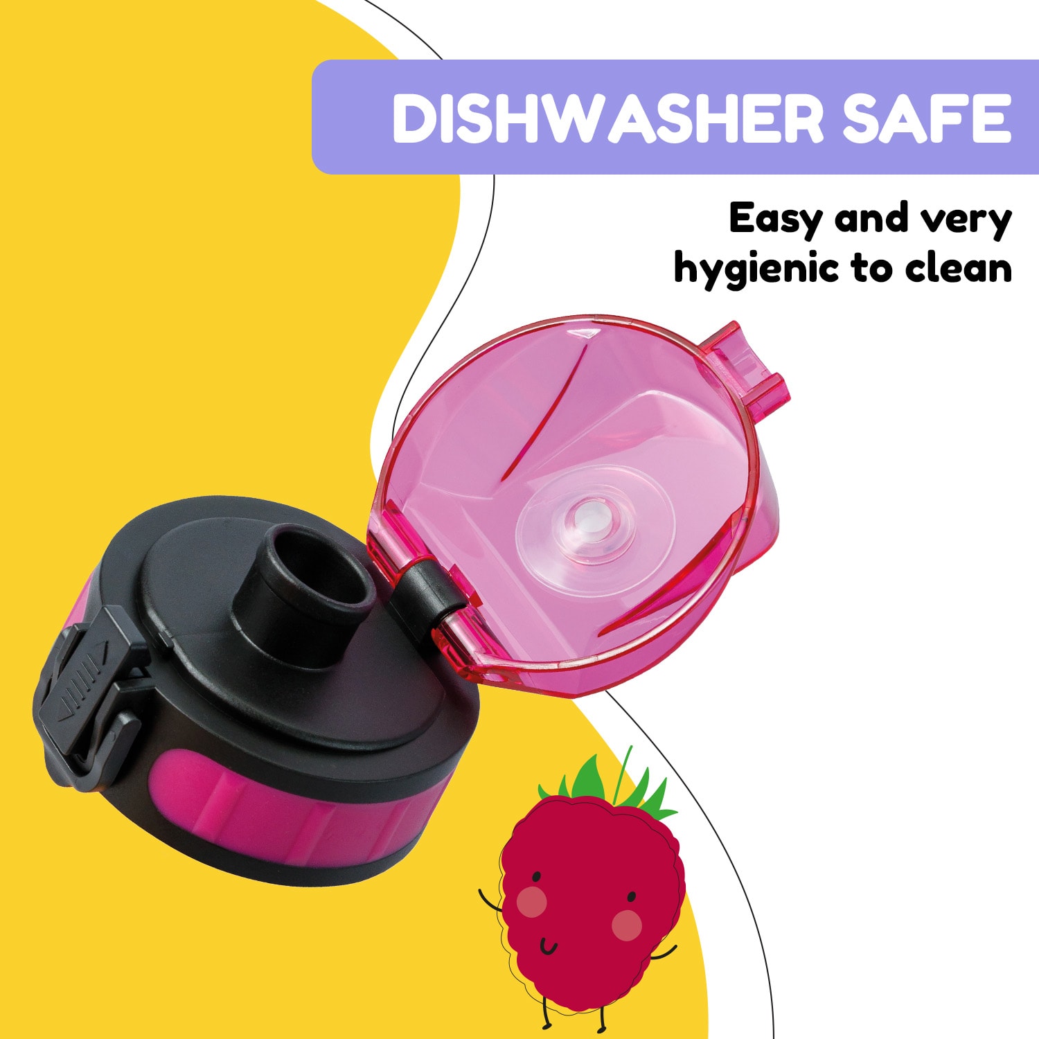 Klarstein Schmatzfatz, náhradný vrchnák, výška: 4,5 cm, priemer: 7 cm, bez BPA – Obrázok 5