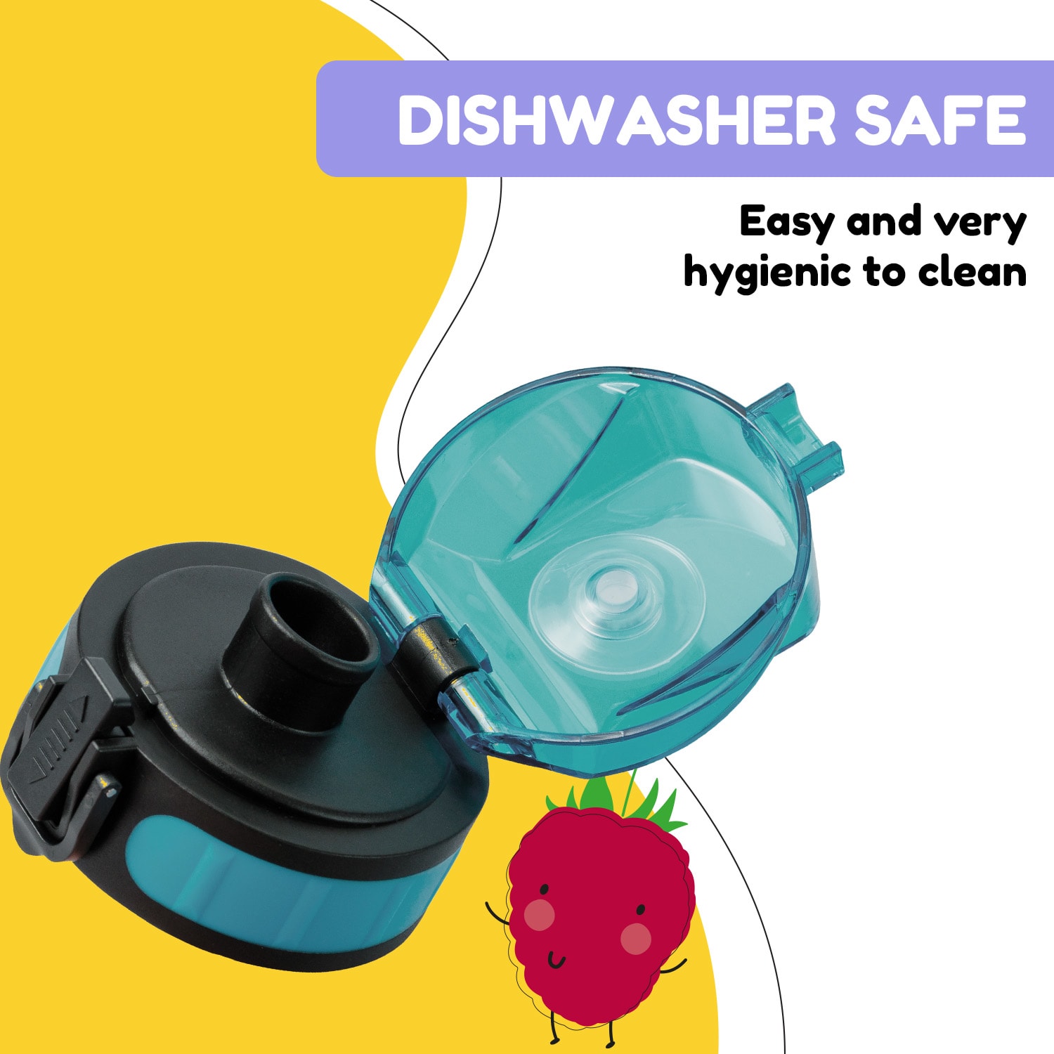 Klarstein Schmatzfatz, náhradný vrchnák, výška: 4,5 cm, priemer: 7 cm, bez BPA – Obrázok 5