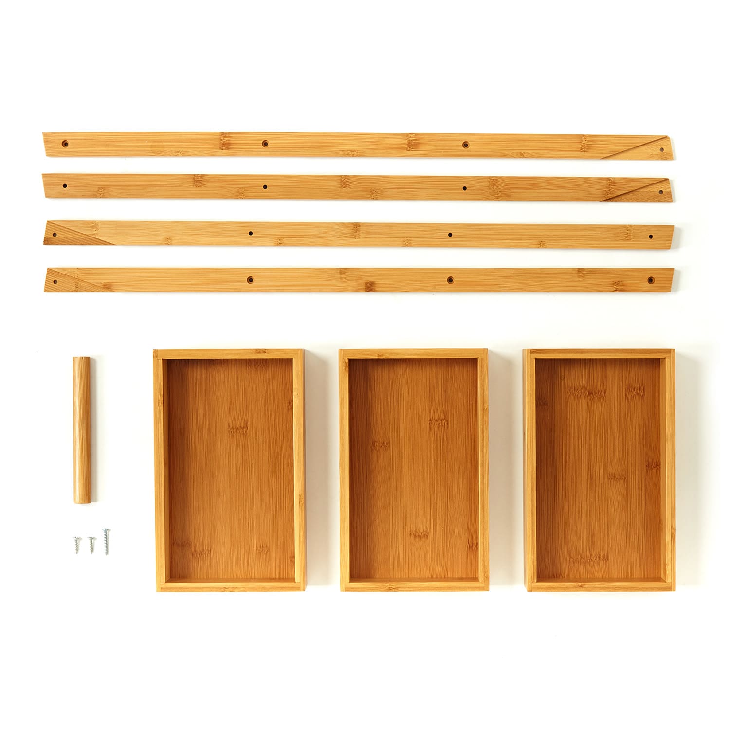 Blumfeldt Premium, regál do sprchy, 26 x 66 x 18 cm, odolný voči vode, bambus – Obrázok 3