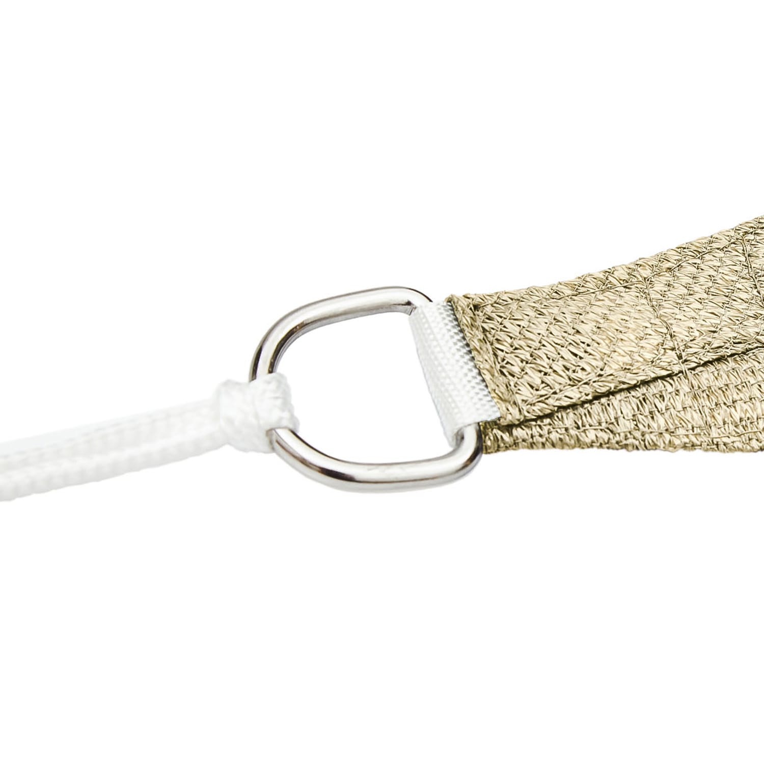 Blumfeldt Štvorcová slnečná clona, 4 x 4 m, s upevňovacími okami, polyester, priedušná – Obrázok 4