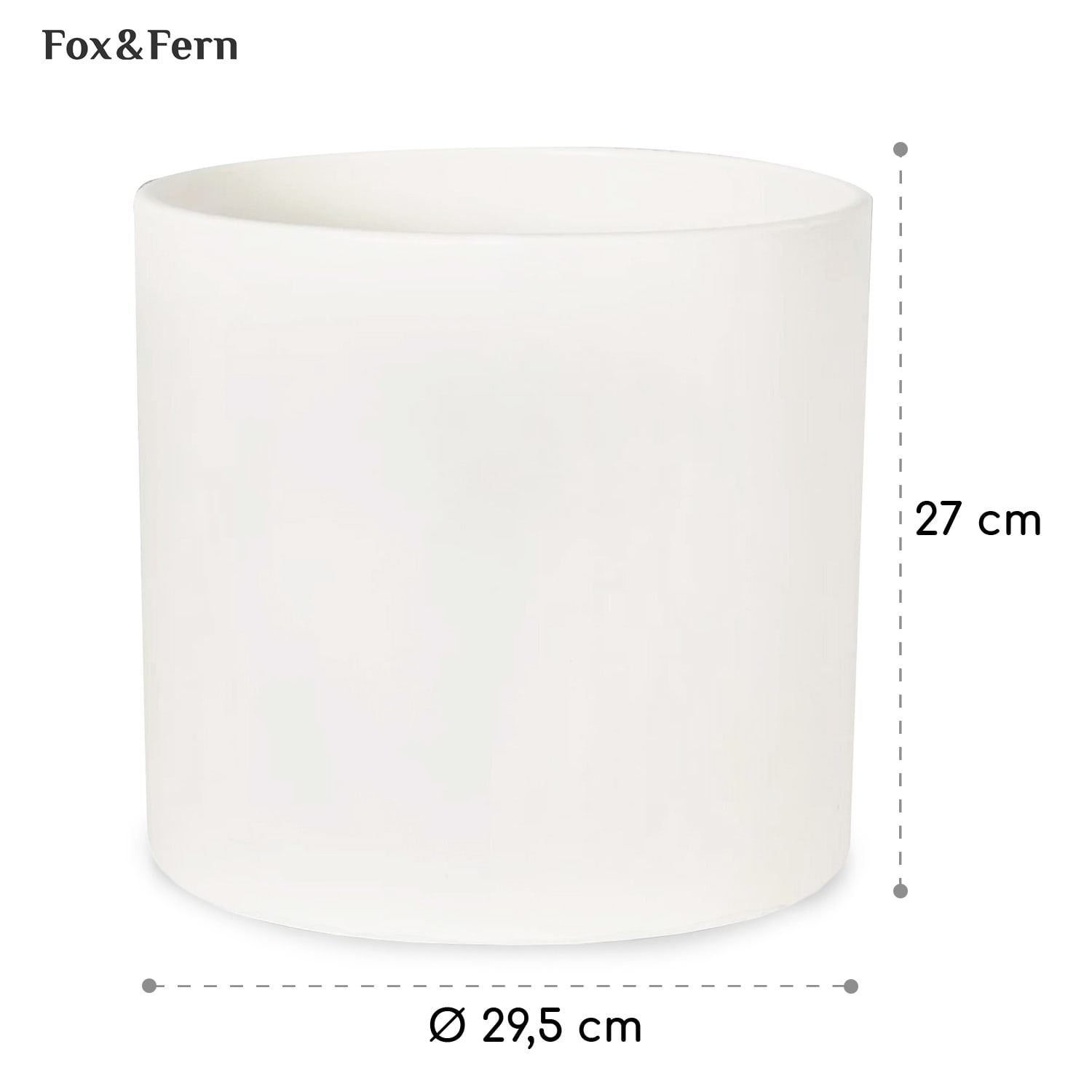 Fox & Fern Venlo, kvetináč, Polystone, interiér a exteriér, 3 veľkosti – Obrázok 5