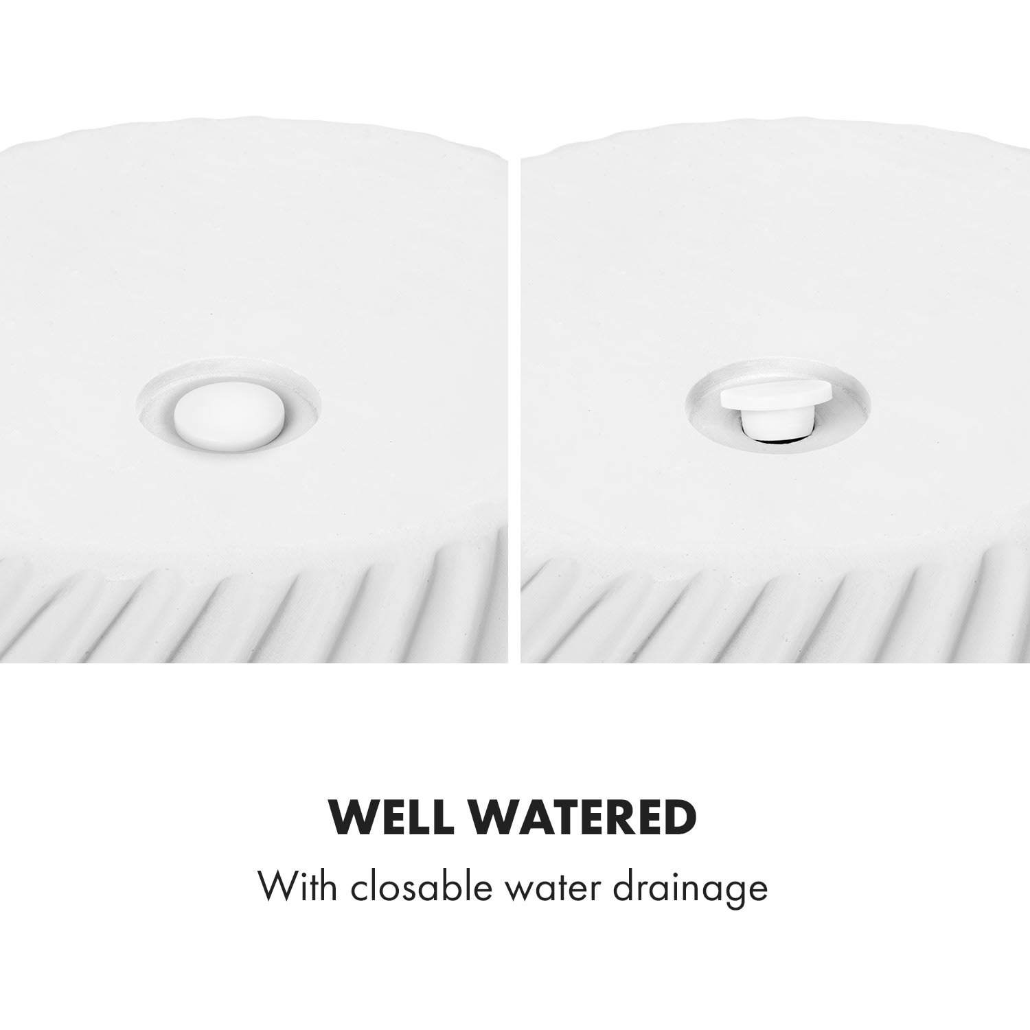 Fox & Fern Heusden, súprava 2 kvetináčov, polyston, vhodný na rastliny, ručná výroba, 3D vzhľad – Obrázok 3