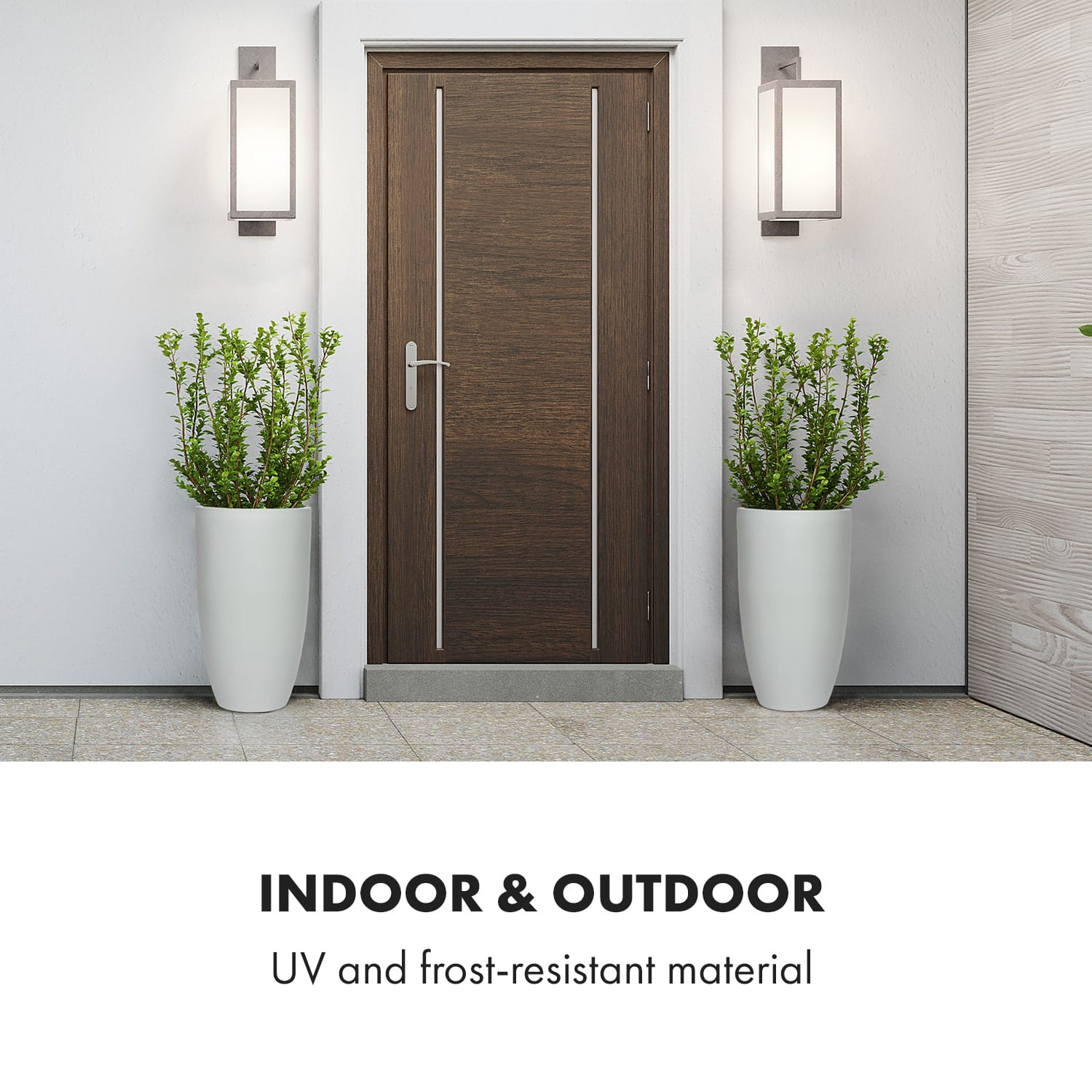 Fox & Fern Almere Kvetináč Fibre Stone ideálny pre rastliny, ručne vyrobený, kužeľovitý – Obrázok 5