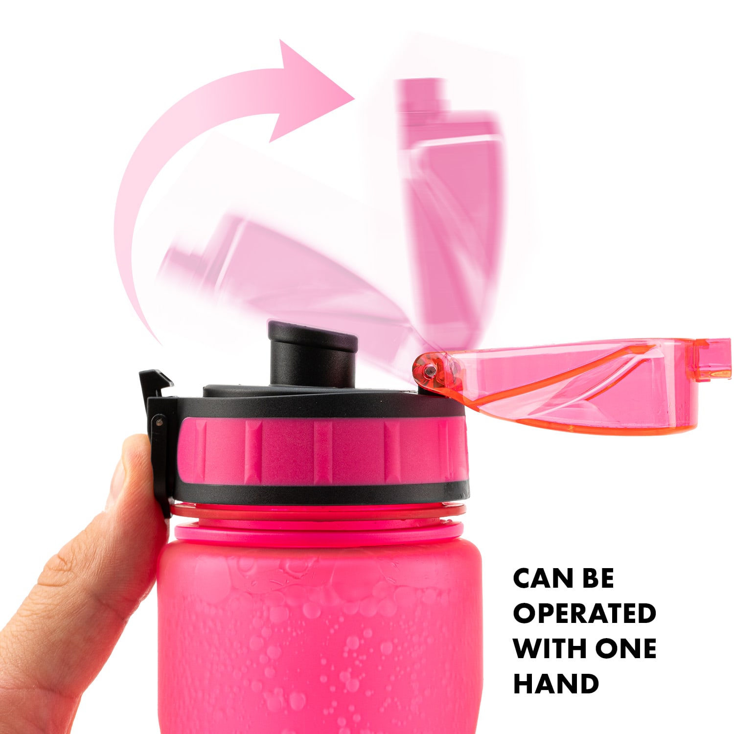 Monte Stivo Lyseren, detská fľaša na pitie, 600 ml, mierka, nepriepustný filter na ovocie – Obrázok 4