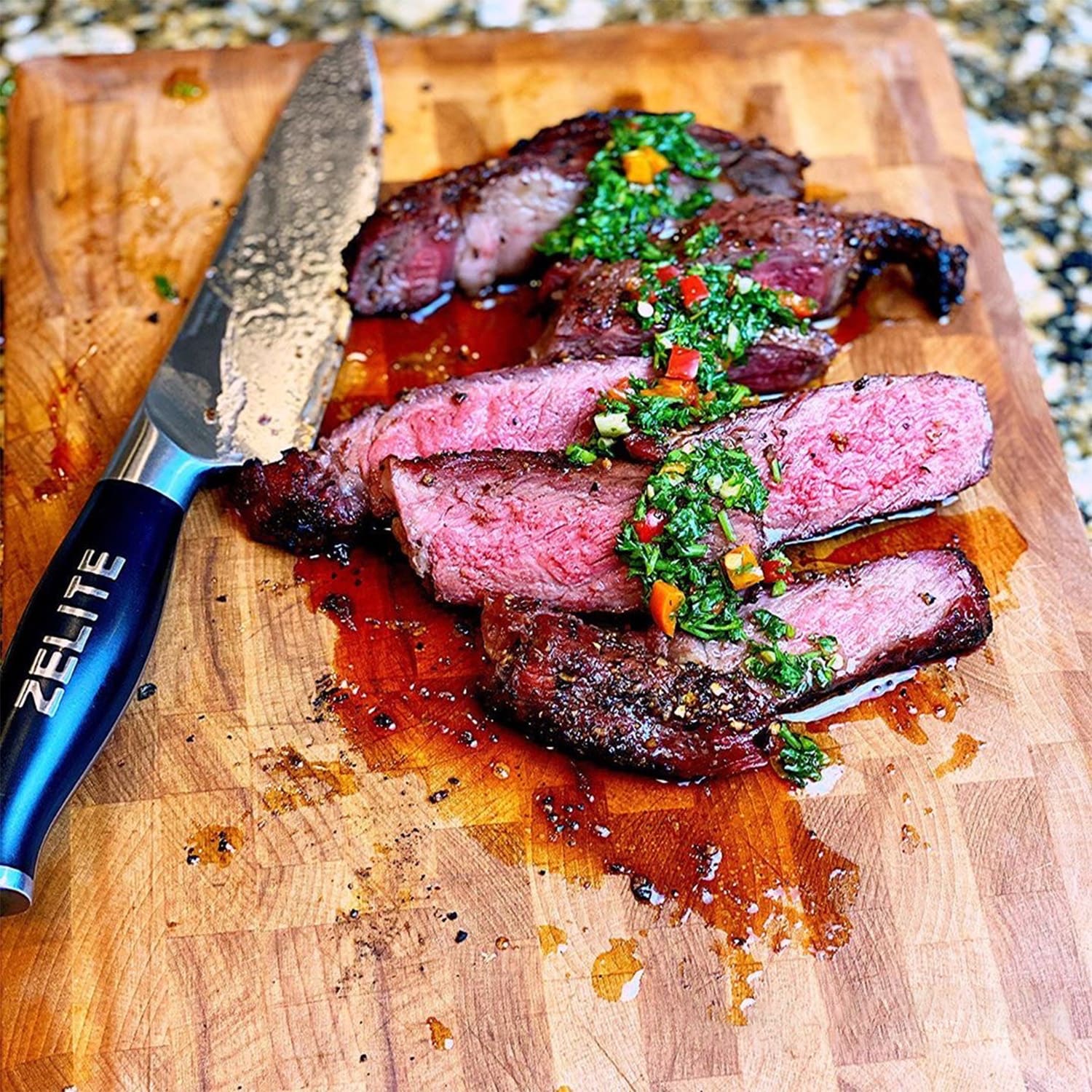 Zelite Infinity by Klarstein Comfort Pro, 6" nôž šéfkuchára, 56 HRC, nehrdzavejúca oceľ – Obrázok 4