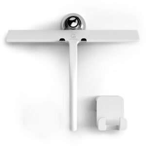 Gütewerk by blumfeldt Blaze Stierka na sprchový kút 28 cm Silikónový kryt Jadro z nehrdzavejúcej ocele Moderný dizajn