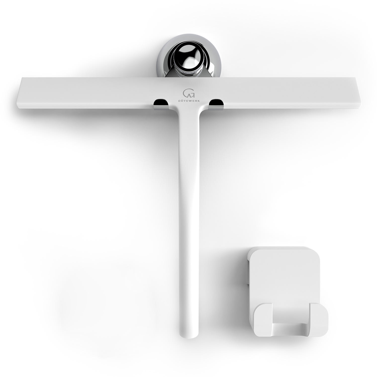 Gütewerk by blumfeldt Blaze Stierka na sprchový kút 28 cm Silikónový kryt Jadro z nehrdzavejúcej ocele Moderný dizajn